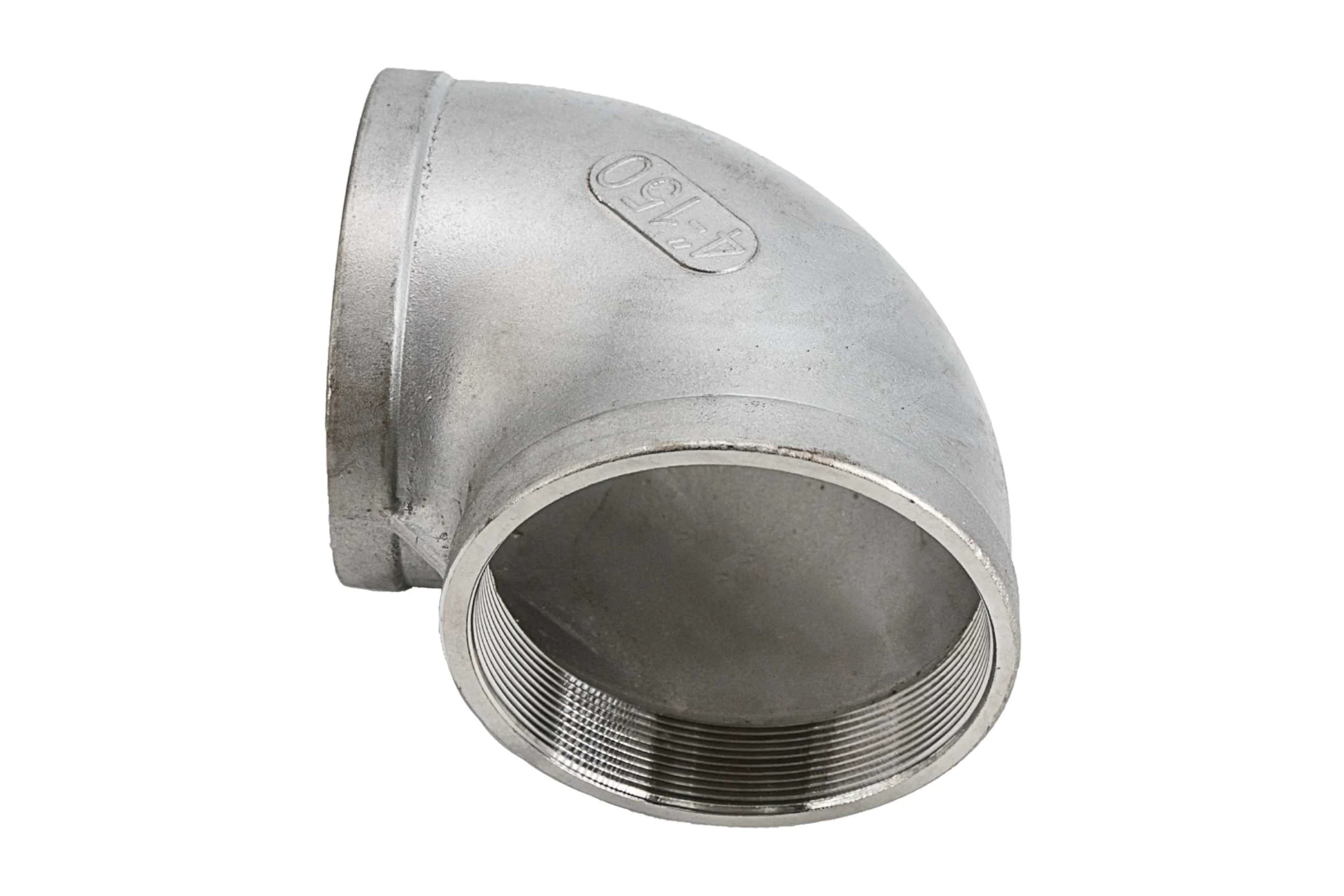 Отвод резьбовой NEWKEY вр/вр, нержавеющая сталь AISI304 DN 100 (4), (CF8), PN16 NK-FEDD100/4