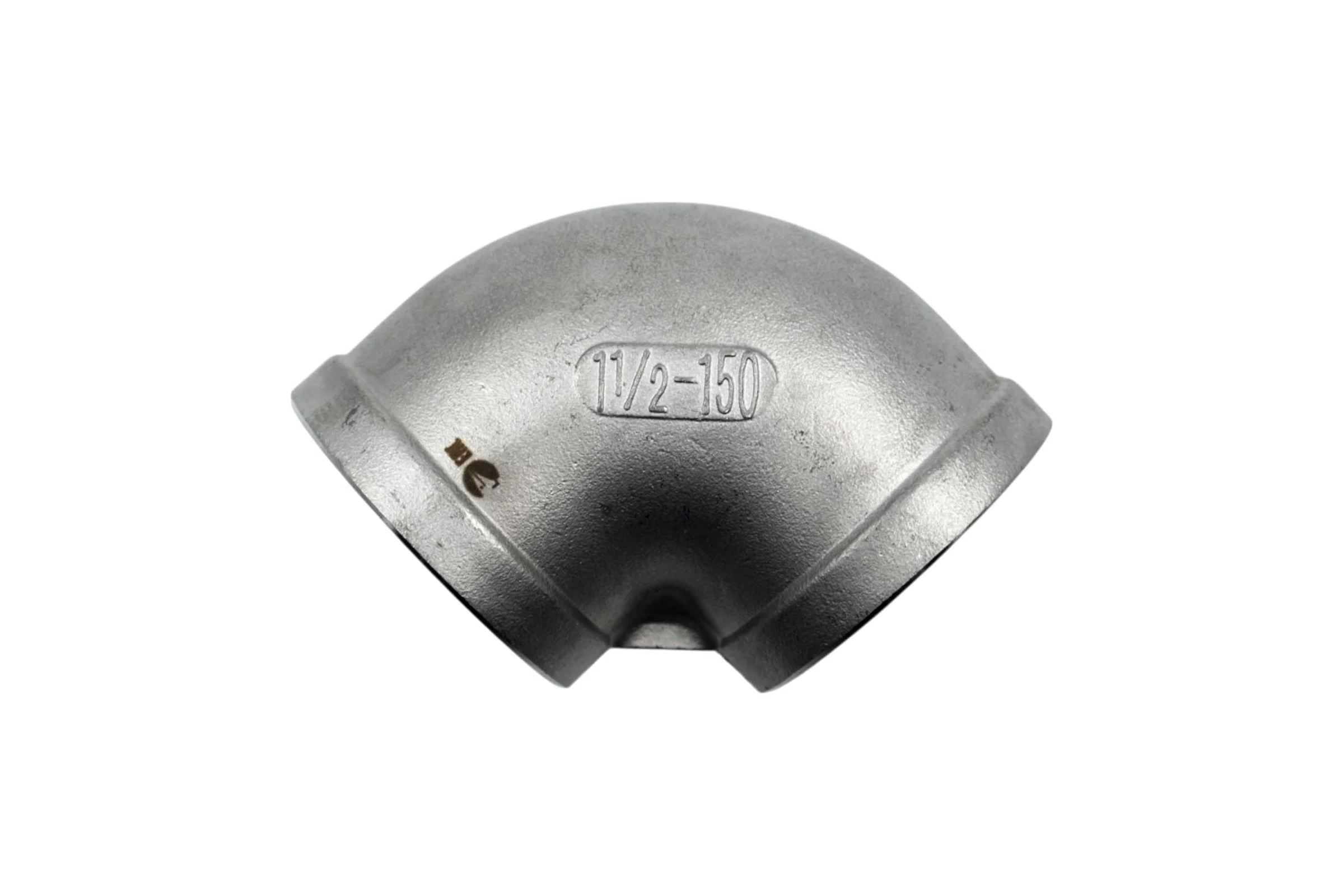 Отвод резьбовой NEWKEY вр/вр, нержавеющая сталь AISI304 DN40 (1_1/2), (CF8), PN16 NK-FEDD40/4