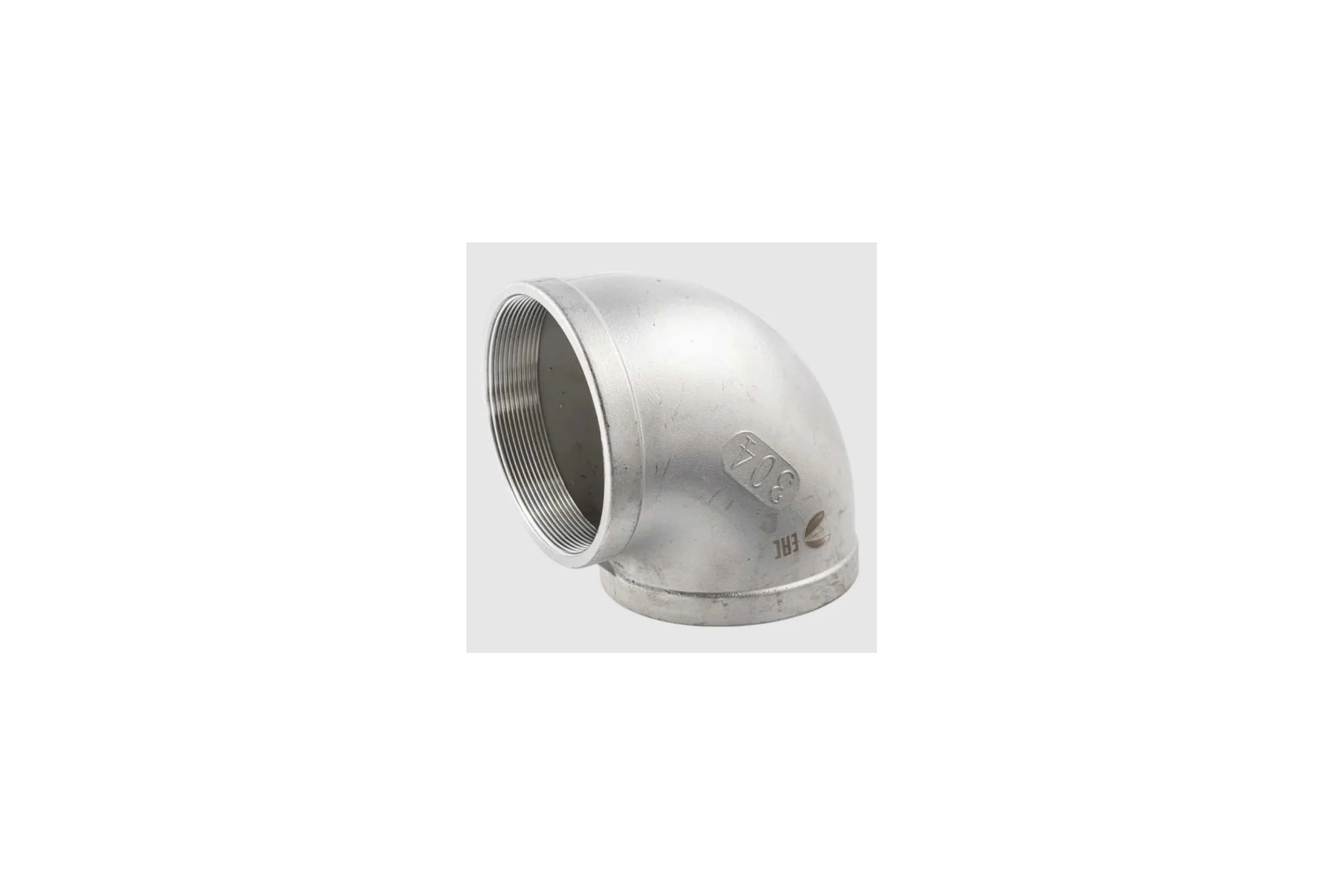 Отвод резьбовой NEWKEY вр/вр, нержавеющая сталь AISI316 DN40 (1_1/2), (CF8M), PN16 NK-FEDD40/6