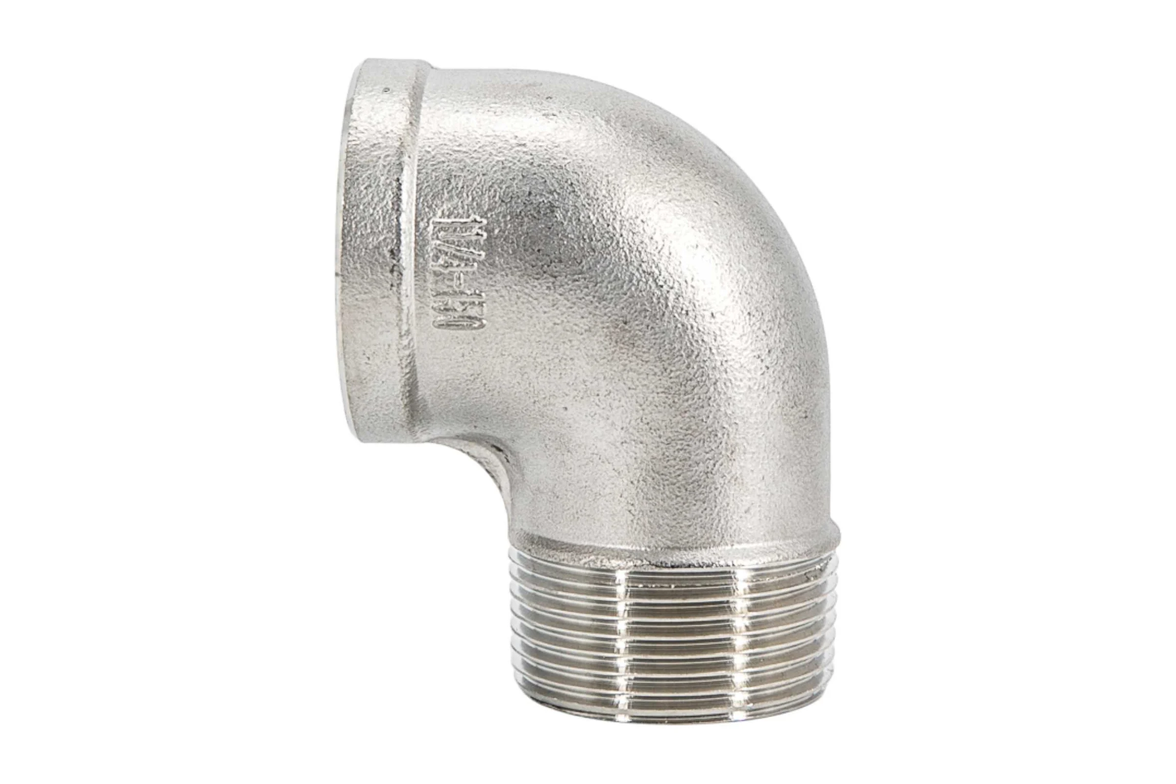 Отвод резьбовой NEWKEY вр/нр, нержавеющая сталь AISI304 DN32 (1_1/4), (CF8), PN16 NK-FEDM32/4