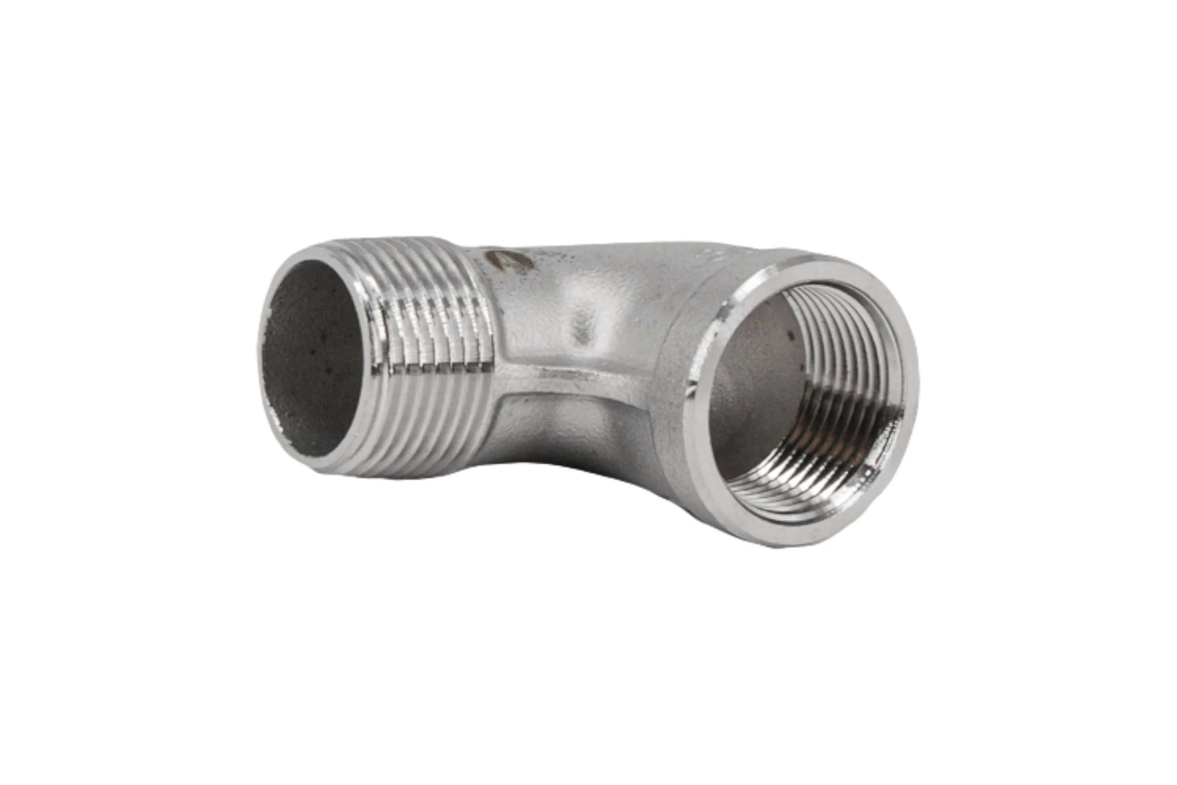 Отвод резьбовой NEWKEY вр/нр, нержавеющая сталь AISI316 DN20 (3/4), (CF8M), PN16 NK-FEDM20/6