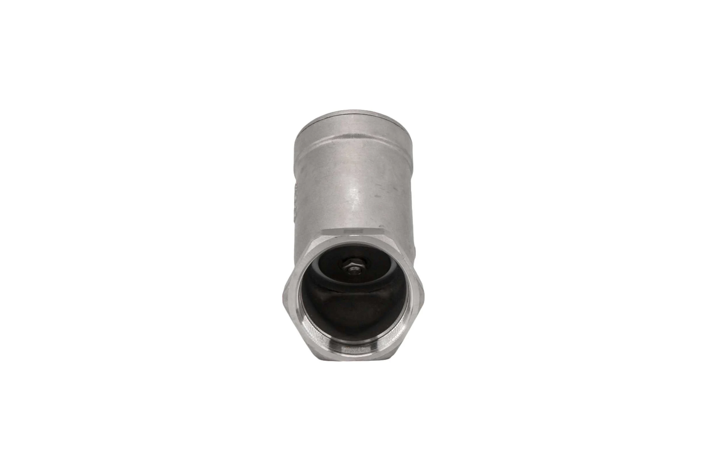 Обратный клапан муфтовый NEWKEY Y-тип, нержавеющая сталь AISI316 DN50 (2), (CF8M), PN40 NK-YC50/6