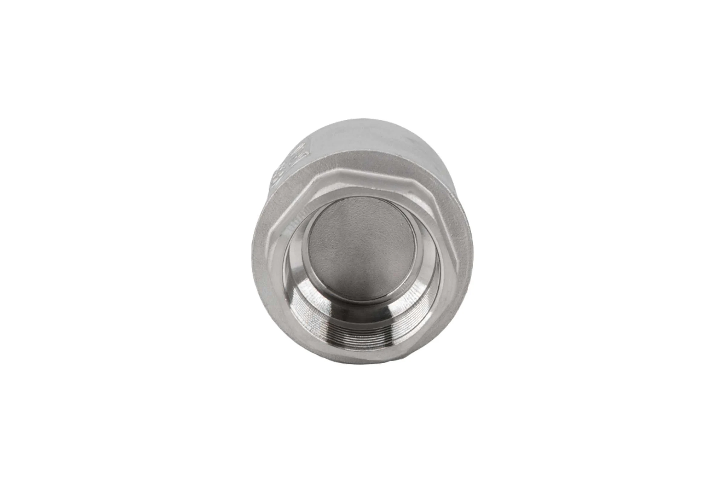 Обратный клапан муфтовый NEWKEY прямой, нержавеющая сталь AISI304 DN40 (1_1/2), (CF8), PN40 NK-CS40/4