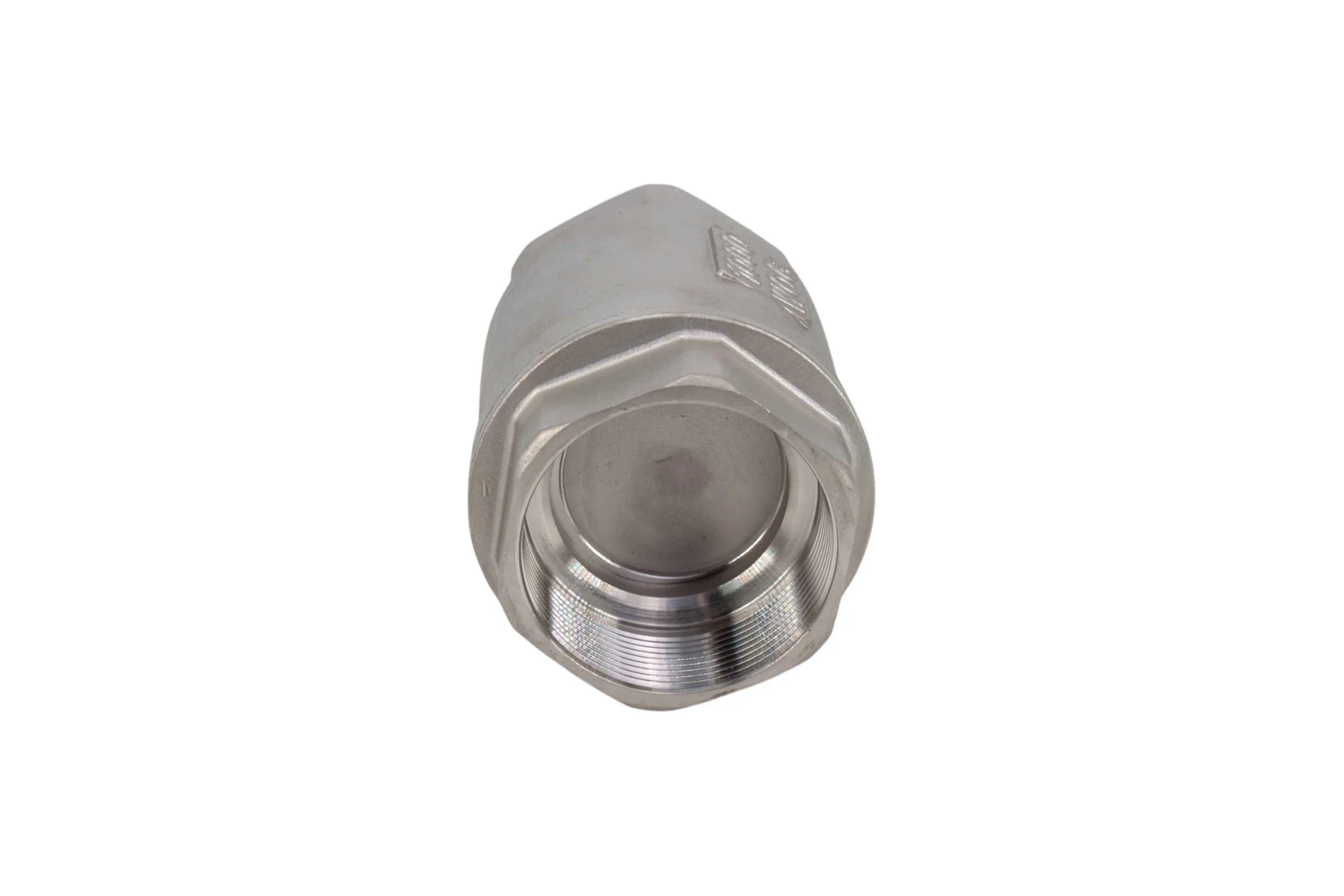 Обратный клапан муфтовый NEWKEY прямой, нержавеющая сталь AISI304 DN50 (2), (CF8), PN40 NK-CS50/4