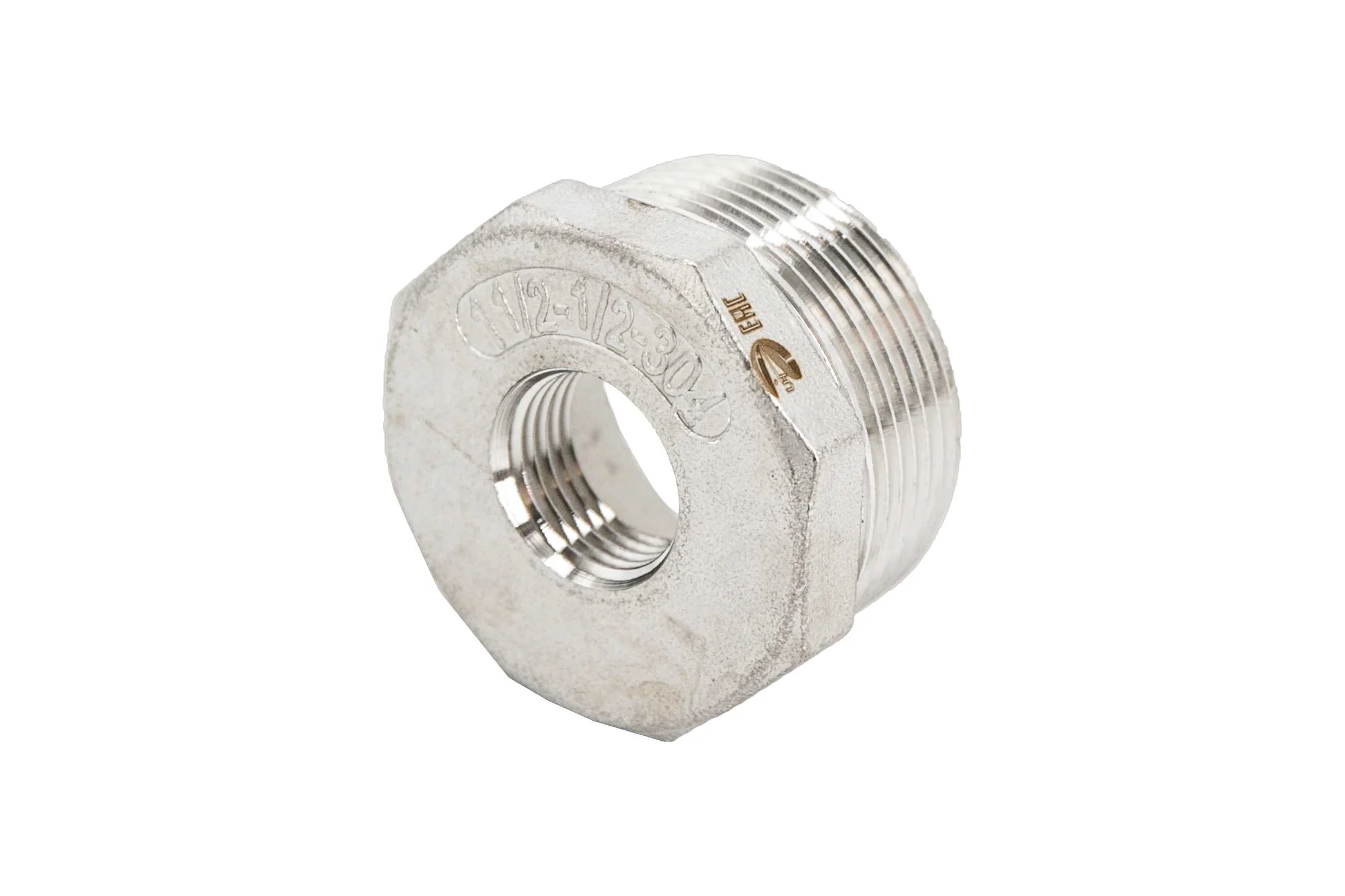 Футорка NEWKEY нержавеющая сталь AISI304 DN40 x DN15 (1_1/2x1/2), (CF8), PN16 NK-FHB40x15/4