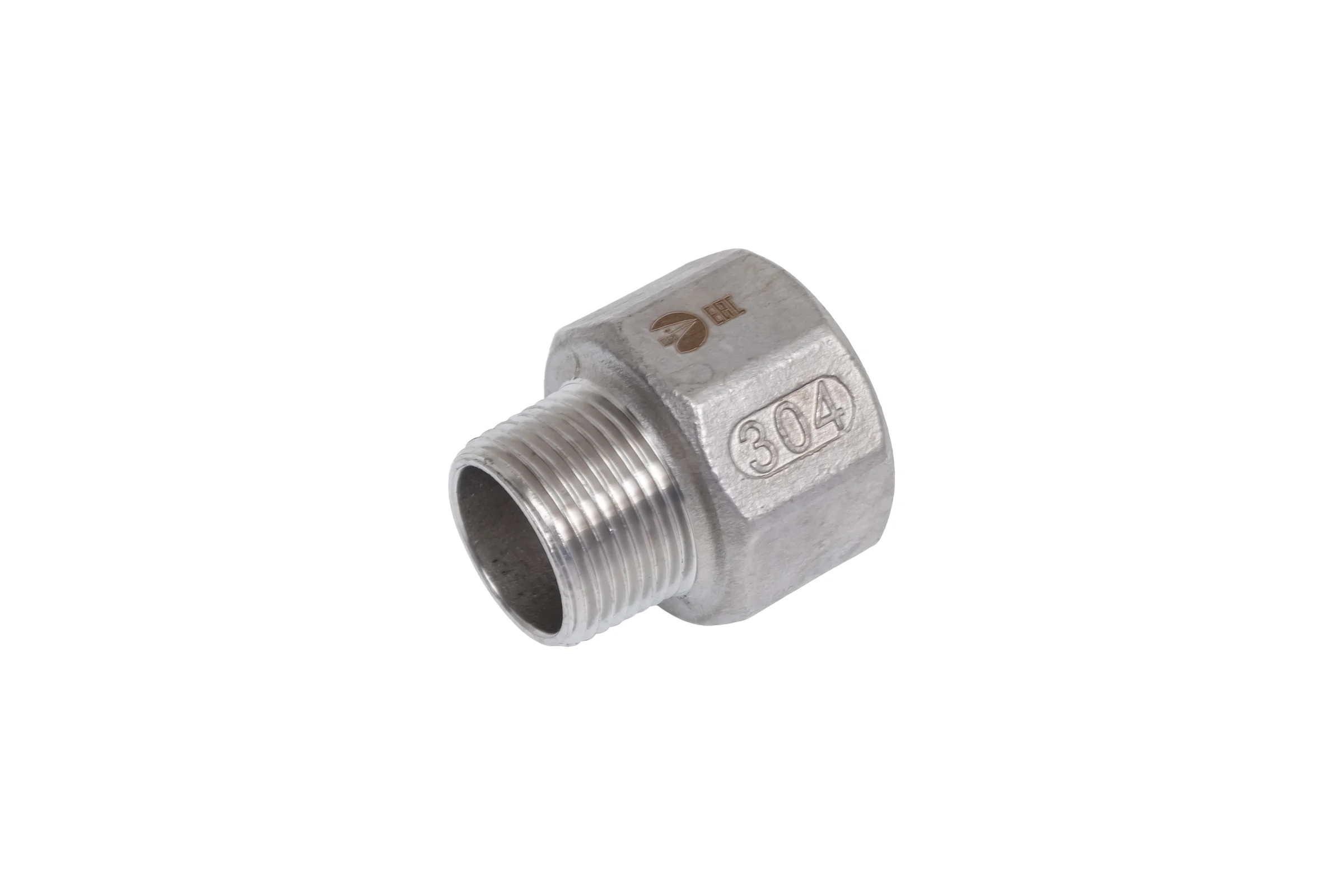 Футорка обратная NEWKEY нержавеющая сталь AISI304 DN25 x DN20 (1' x 3/4), (CF8), PN16 NK-FHBN25x20/4