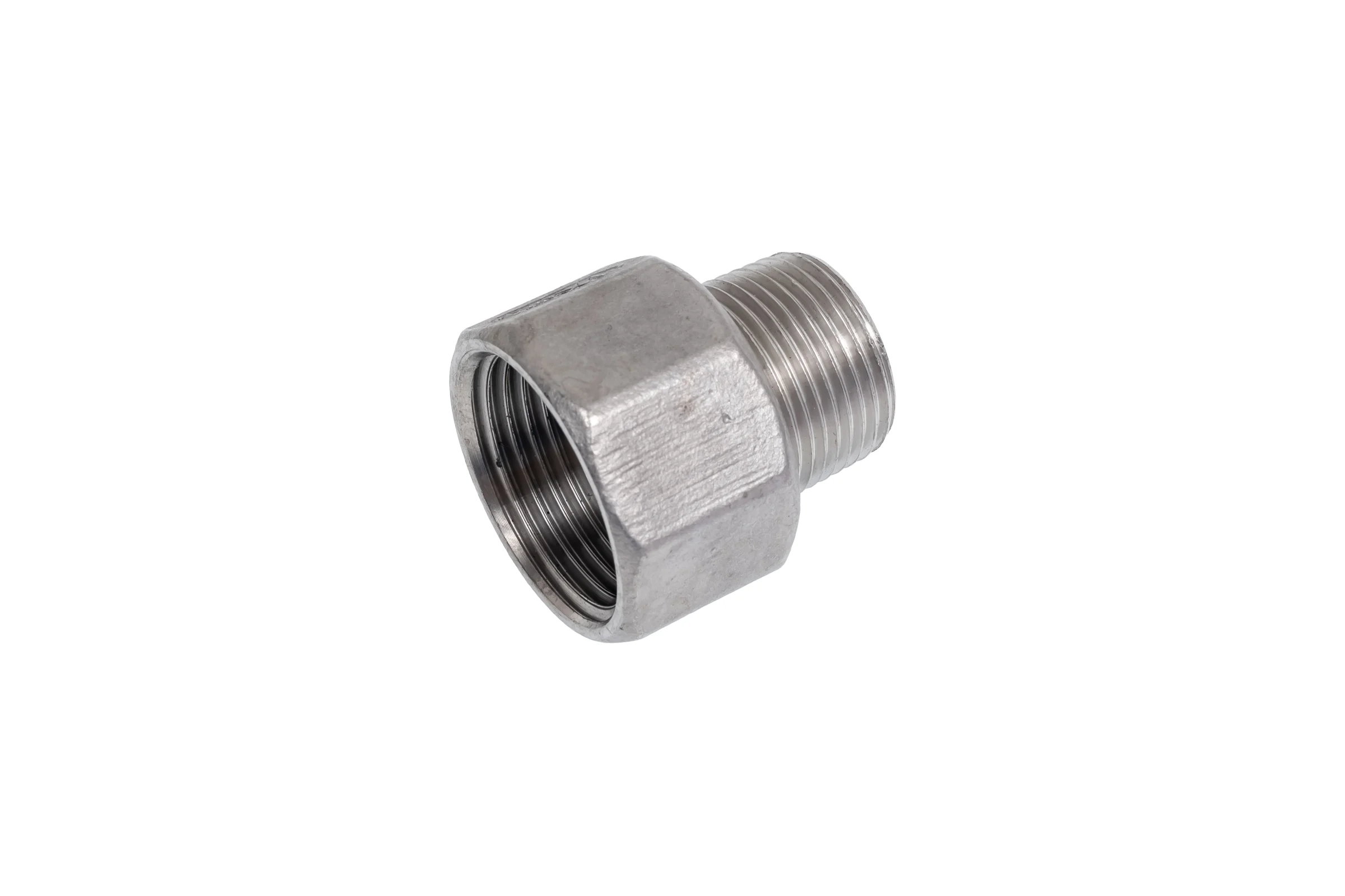 Футорка обратная NEWKEY нержавеющая сталь AISI304 DN25 x DN20 (1' x 3/4), (CF8), PN16 NK-FHBN25x20/4