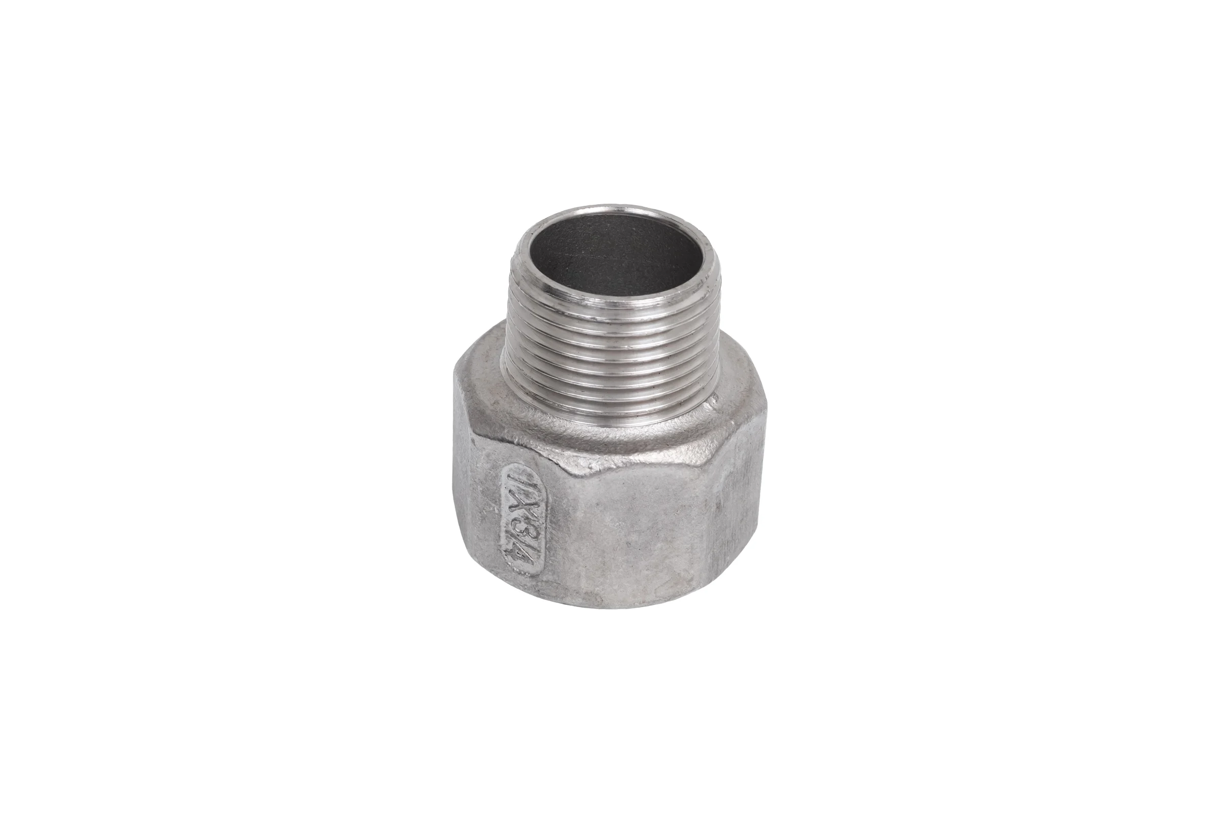 Футорка обратная NEWKEY нержавеющая сталь AISI304 DN25 x DN20 (1' x 3/4), (CF8), PN16 NK-FHBN25x20/4
