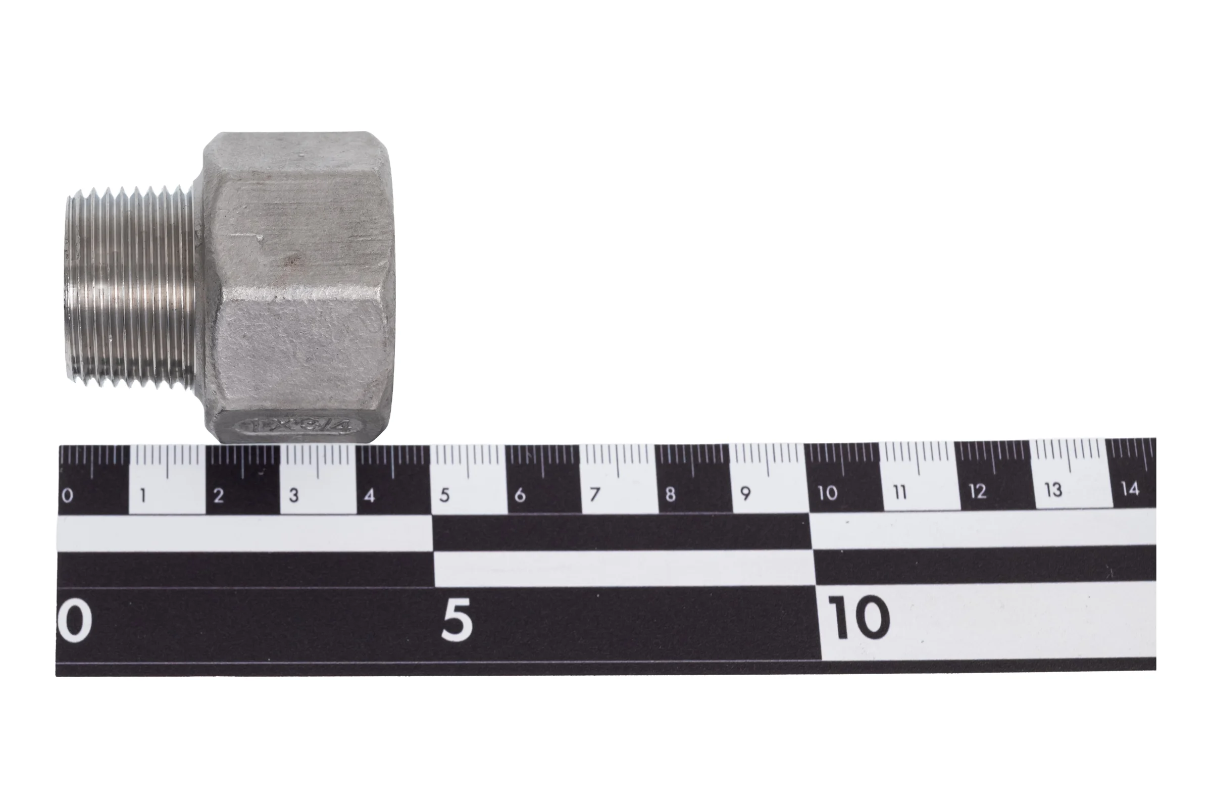 Футорка обратная NEWKEY нержавеющая сталь AISI304 DN25 x DN20 (1' x 3/4), (CF8), PN16 NK-FHBN25x20/4