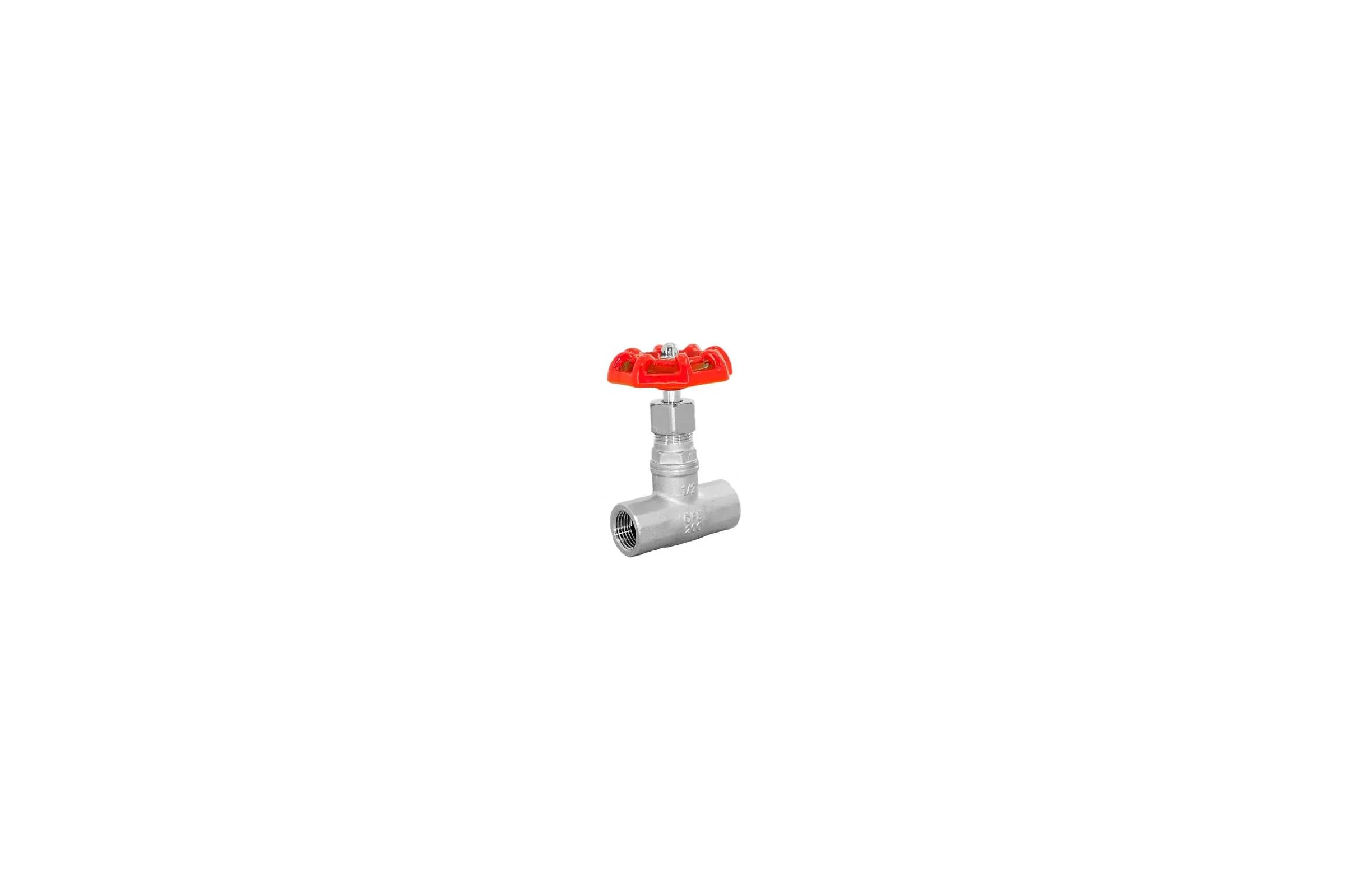 Вентиль запорный NEWKEY муфтовый нержавеющая сталь AISI304 DN25 (1), (CF8), PN14 NK-ZSm25/4