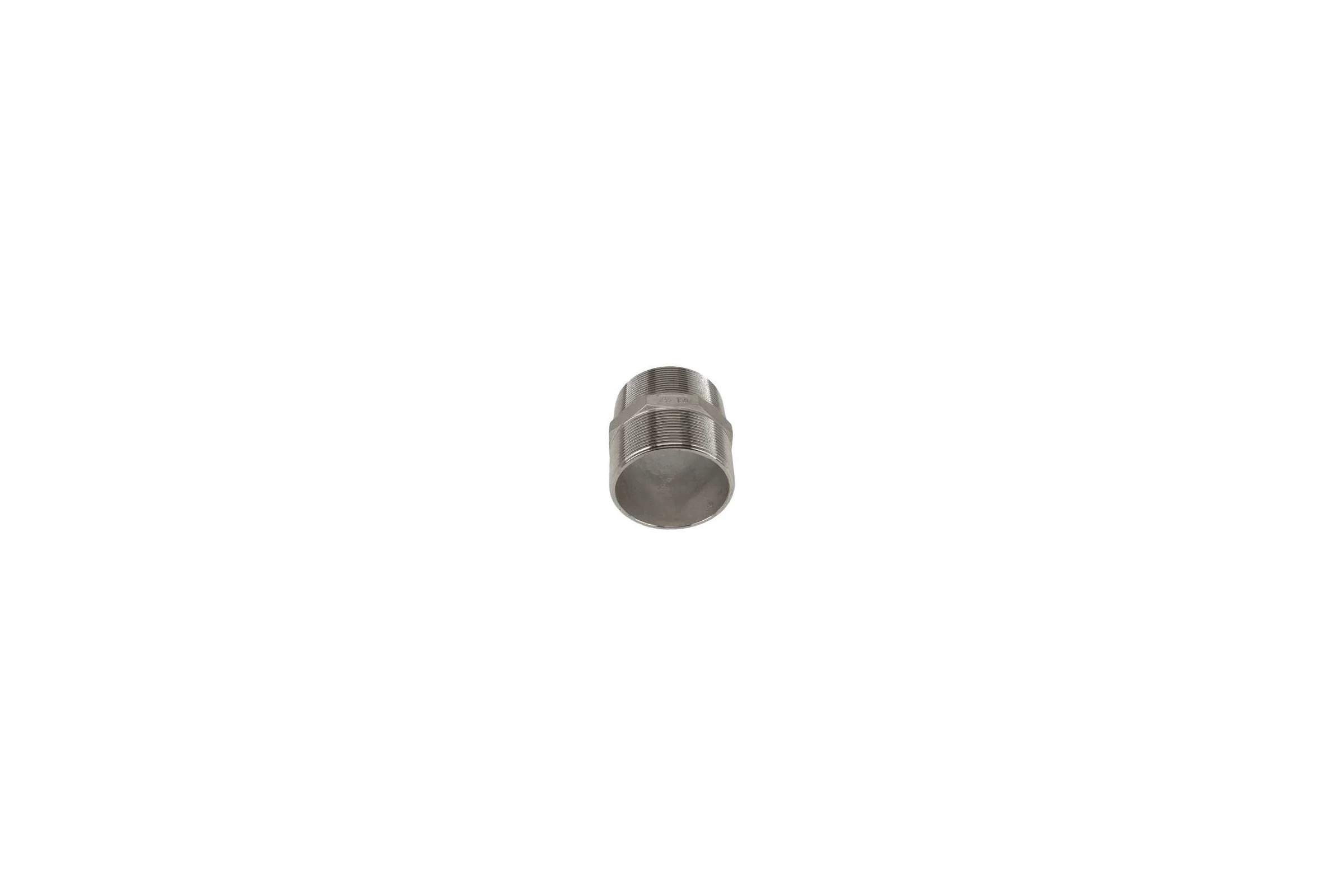 Ниппель резьбовой NEWKEY нержавеющая сталь AISI316 DN40 (1_1/2), (CF8M), PN16 NK-NM40/6