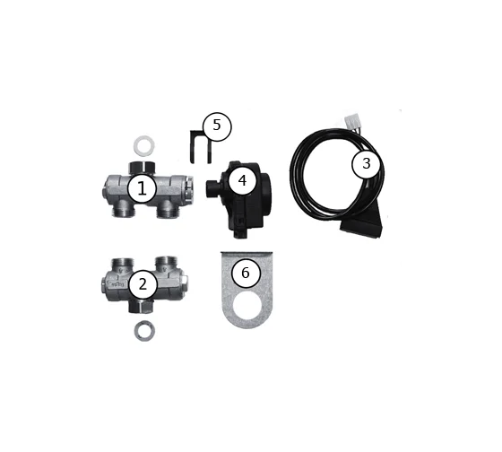 Комплект клапана трехходового FUGAS для котла СКАТ Protherm 0020015570