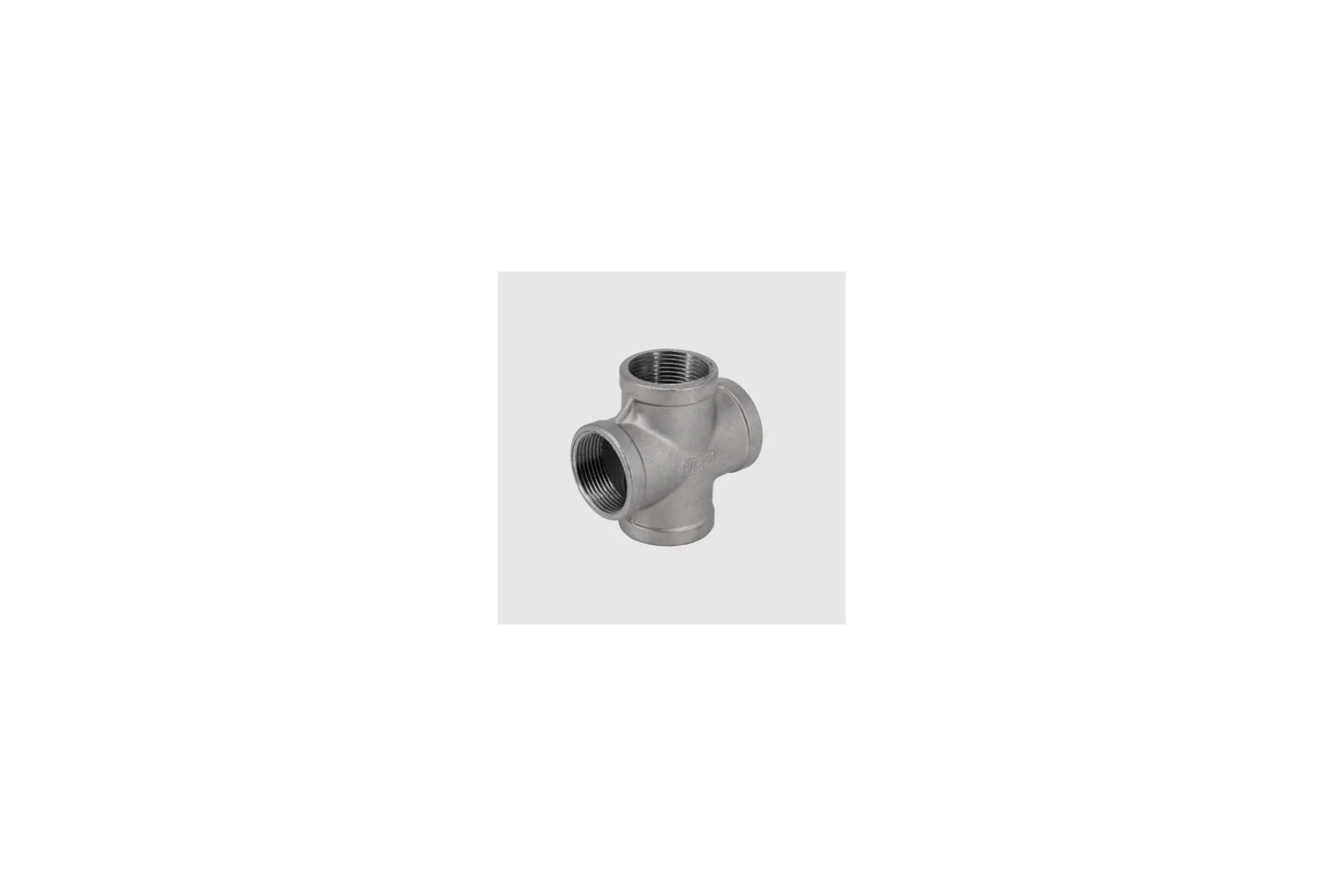 Крестовина NEWKEY нержавеющая сталь AISI304 DN32 (1_1/4), (CF8), PN16 NK-DCF32/4