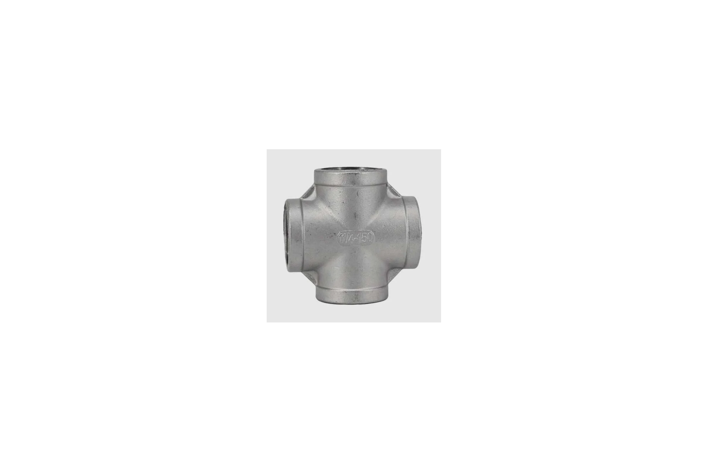 Крестовина NEWKEY нержавеющая сталь AISI304 DN32 (1_1/4), (CF8), PN16 NK-DCF32/4