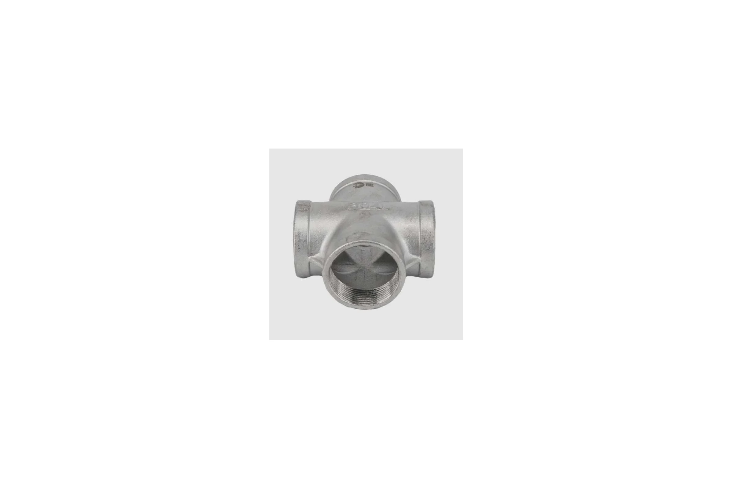 Крестовина NEWKEY нержавеющая сталь AISI304 DN40 (1_1/2'), (CF8), PN16 NK-DCF40/4