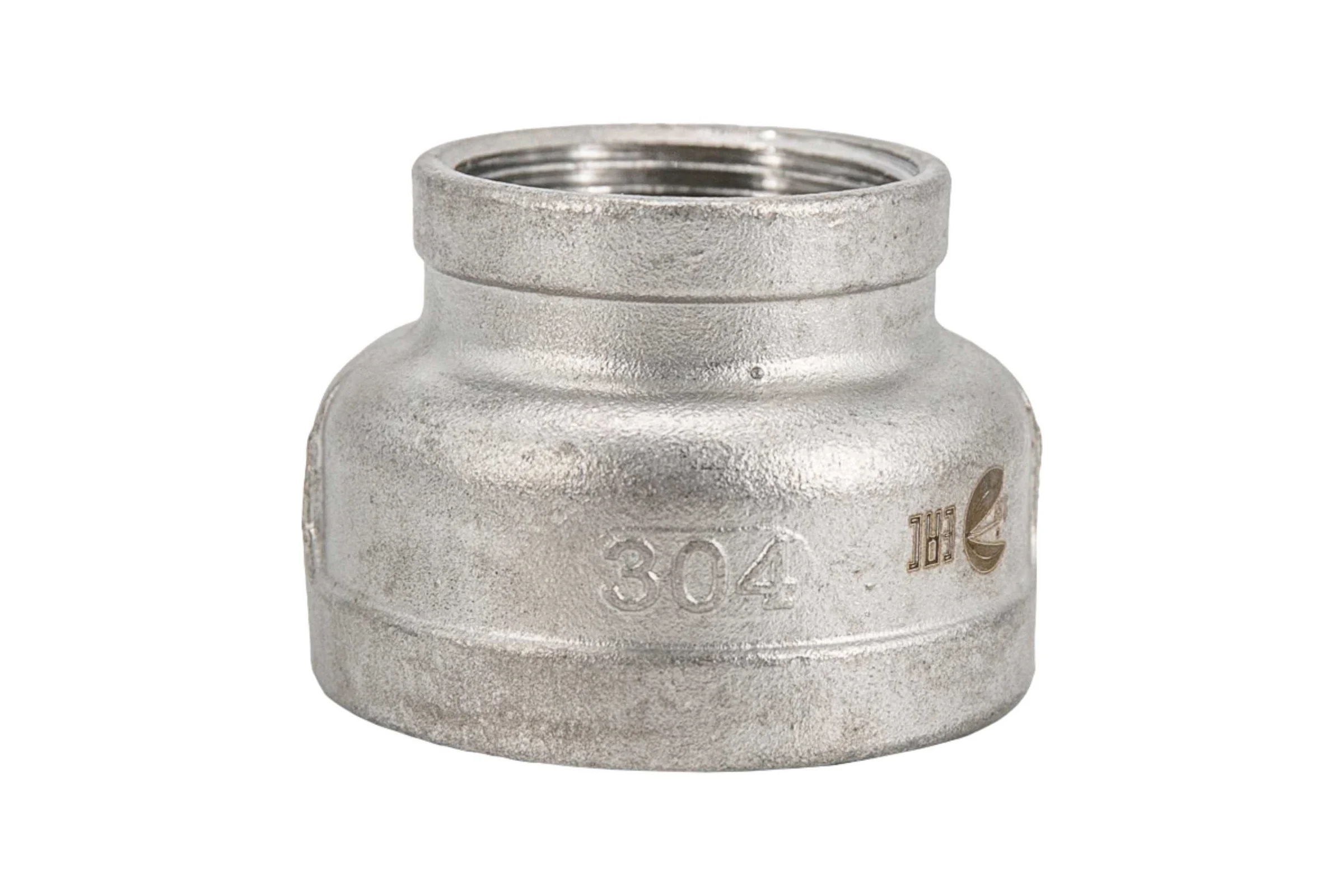 Муфта переходная NEWKEY нержавеющая сталь AISI304 DN50 х DN32 ( 2x1_1/4), (CF8), PN16 NK-MMH50*32/4