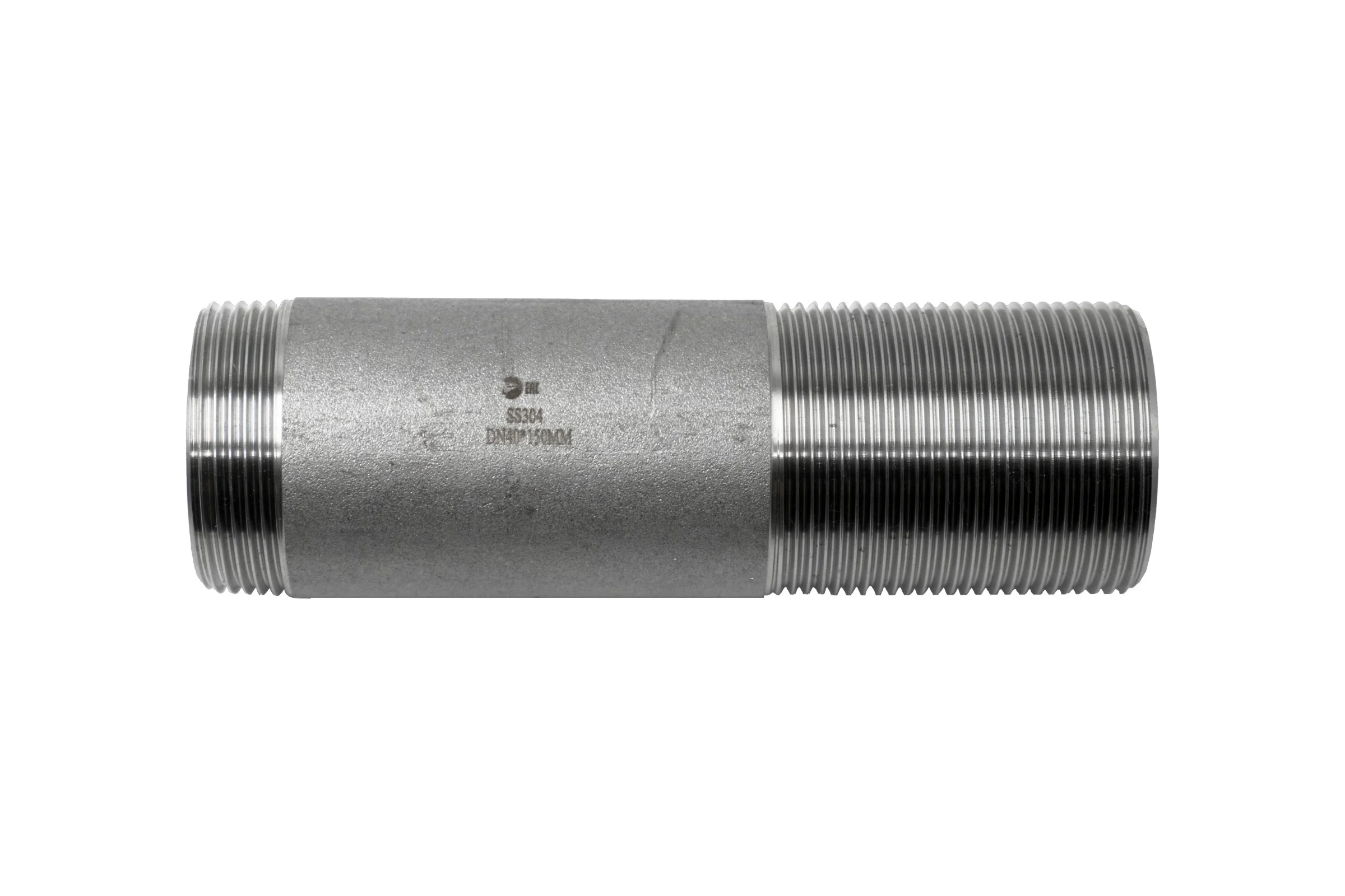 Сгон резьбовой нержавеющий NEWKEY AISI304 DN40 (1_1/2), (CF8), PN16 NK-DPC40/4