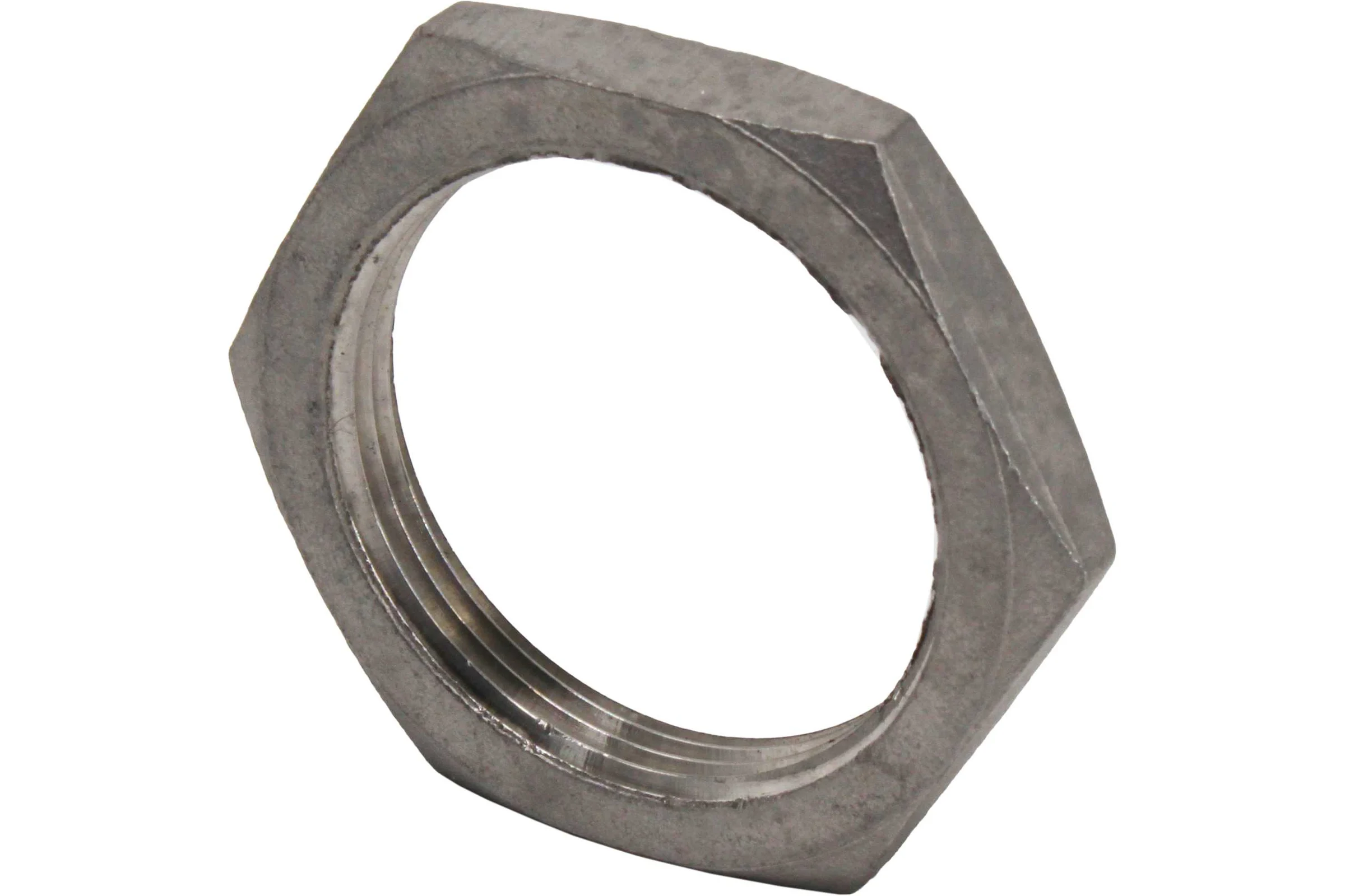 Контргайка 6-гранная нержавеющая NEWKEY AISI316 DN40 (1_1/2), (CF8M), PN16 NK-HNF40/6