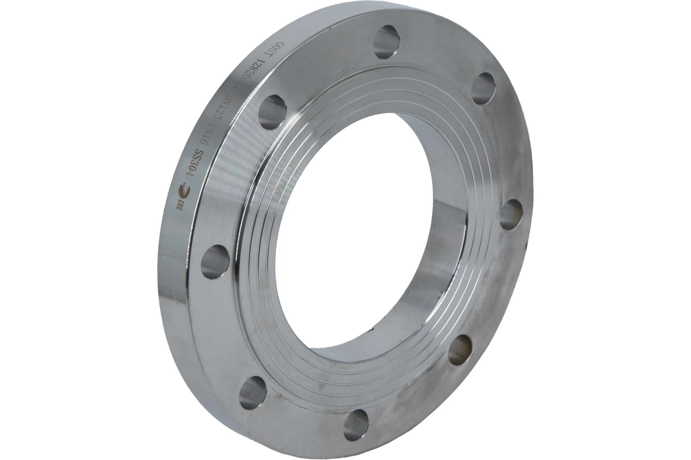 Фланец пл. с зеркалом нержавеющий NEWKEY AISI304 DN 125 (5) (133мм), (CF8), РN16 NK-F125/4