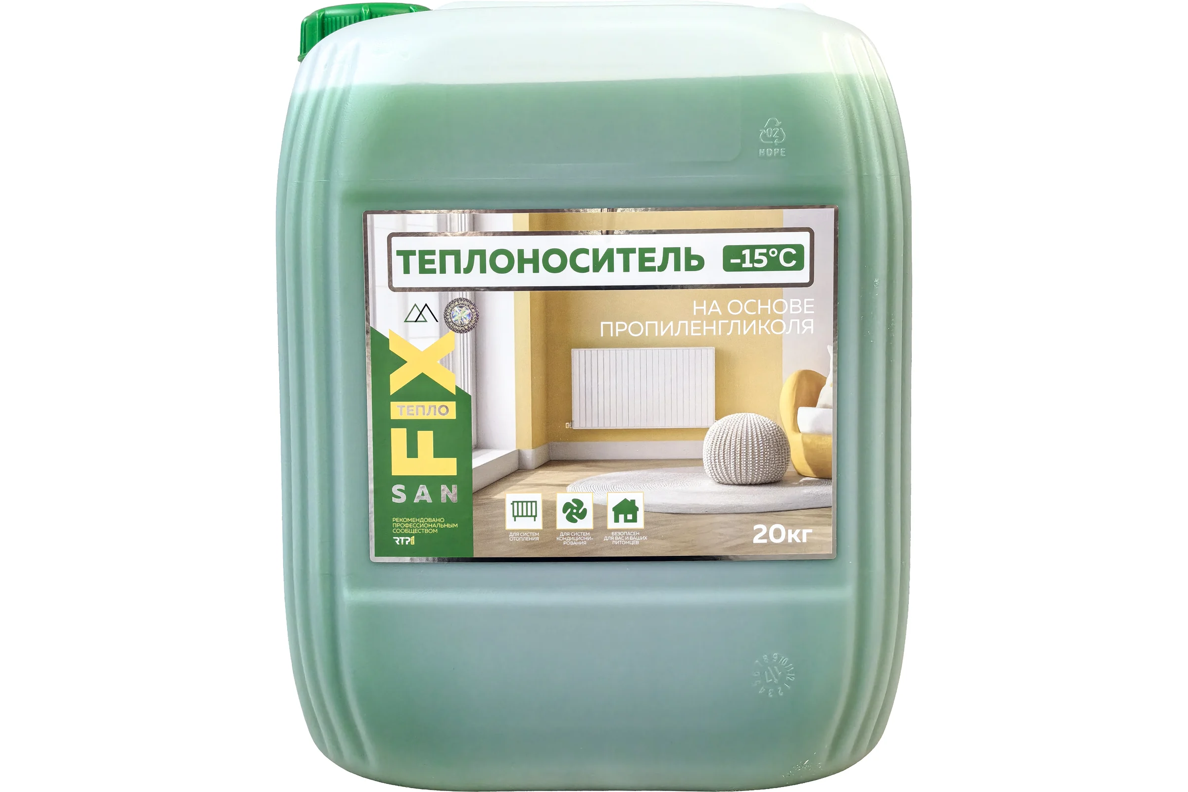 Теплоноситель SANFIX -15 пропиленгликоль с карбоксилатными присадками 20 кг, 49117