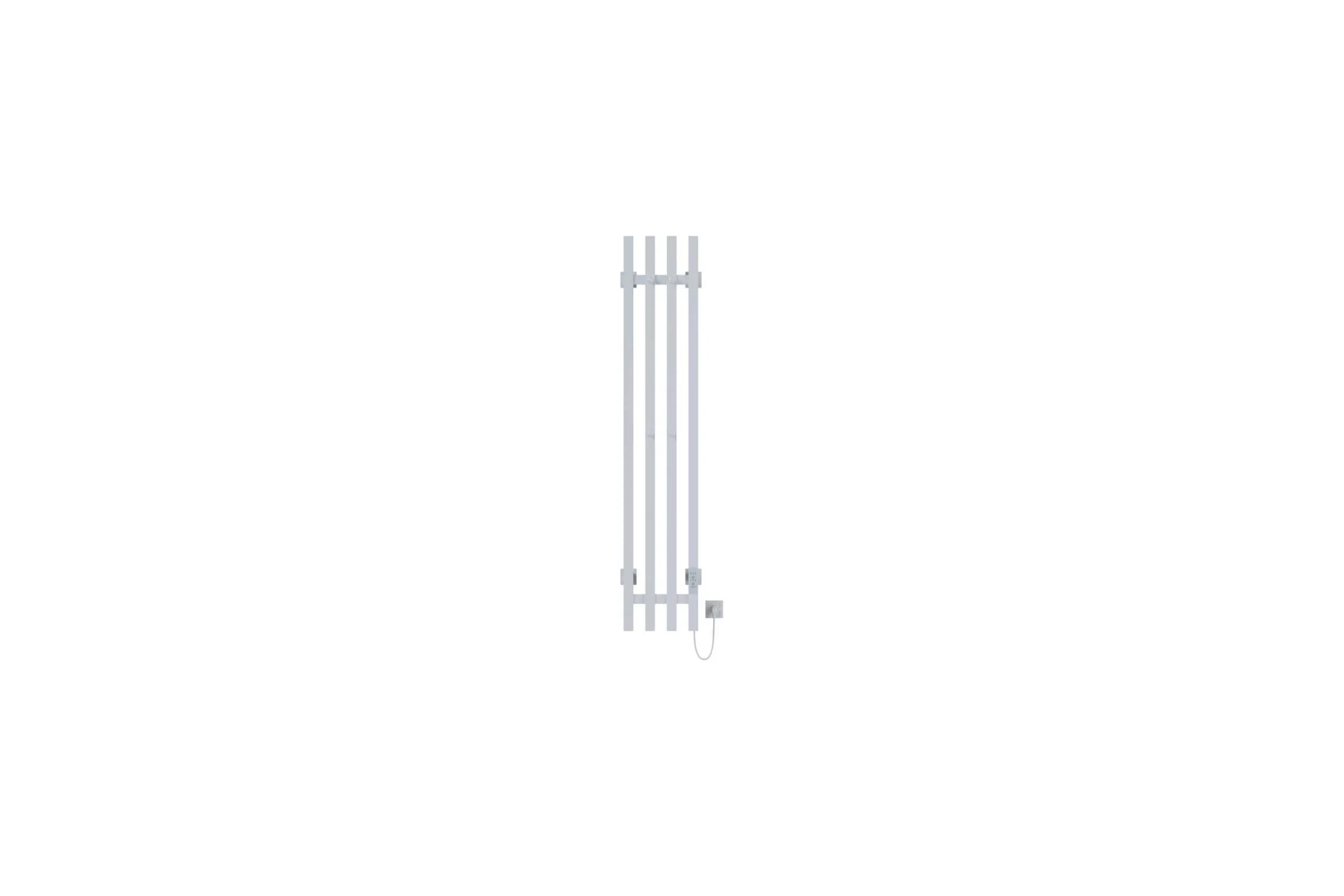 Полотенцесушитель MIXLINE MOON QUADRO WHITE 120/15 таймер, 206 Вт, электрический, белый 557164