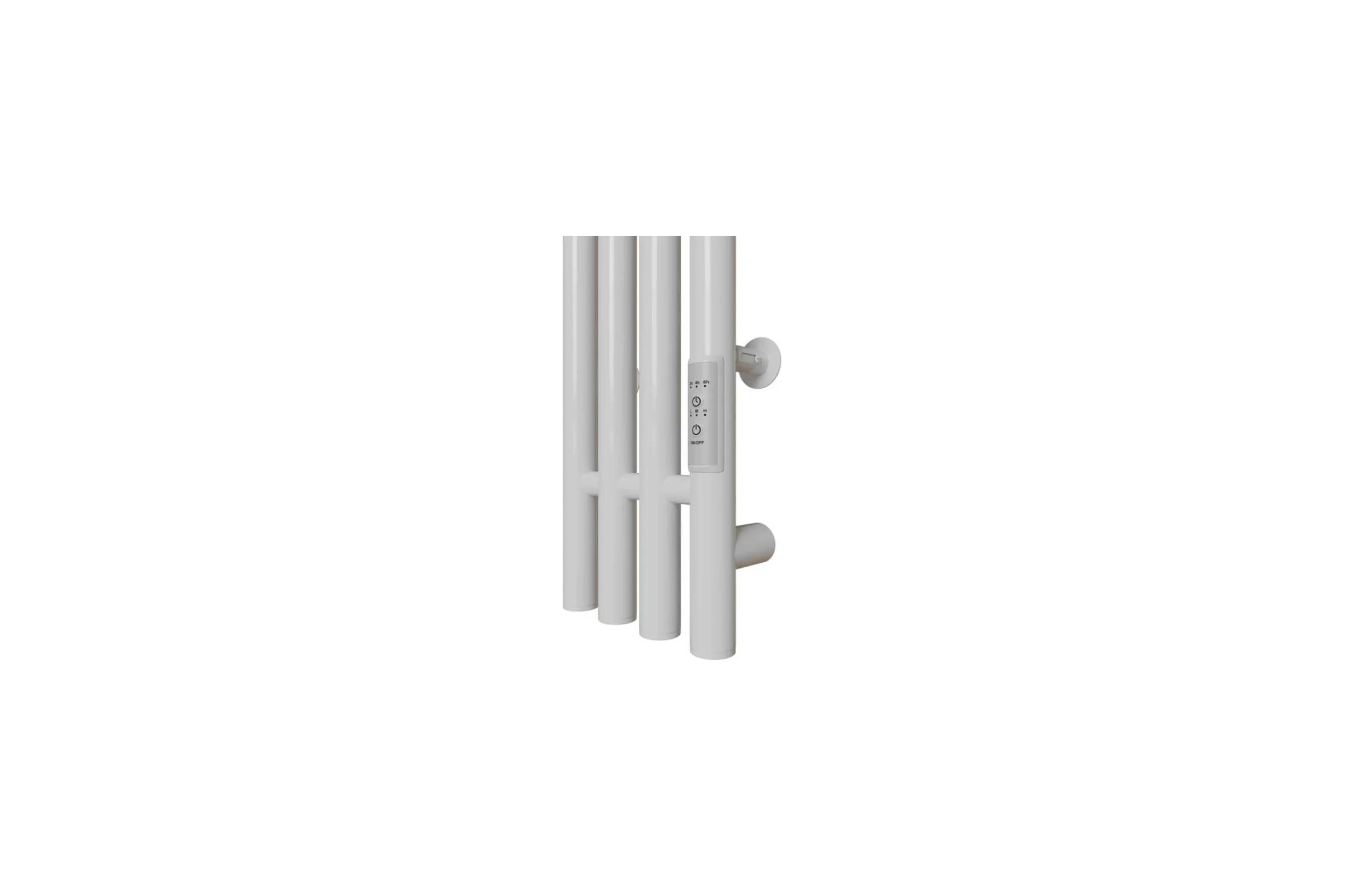Полотенцесушитель MIXLINE MOON WHITE 120/15 таймер, 206 Вт, электрический, белый 557161