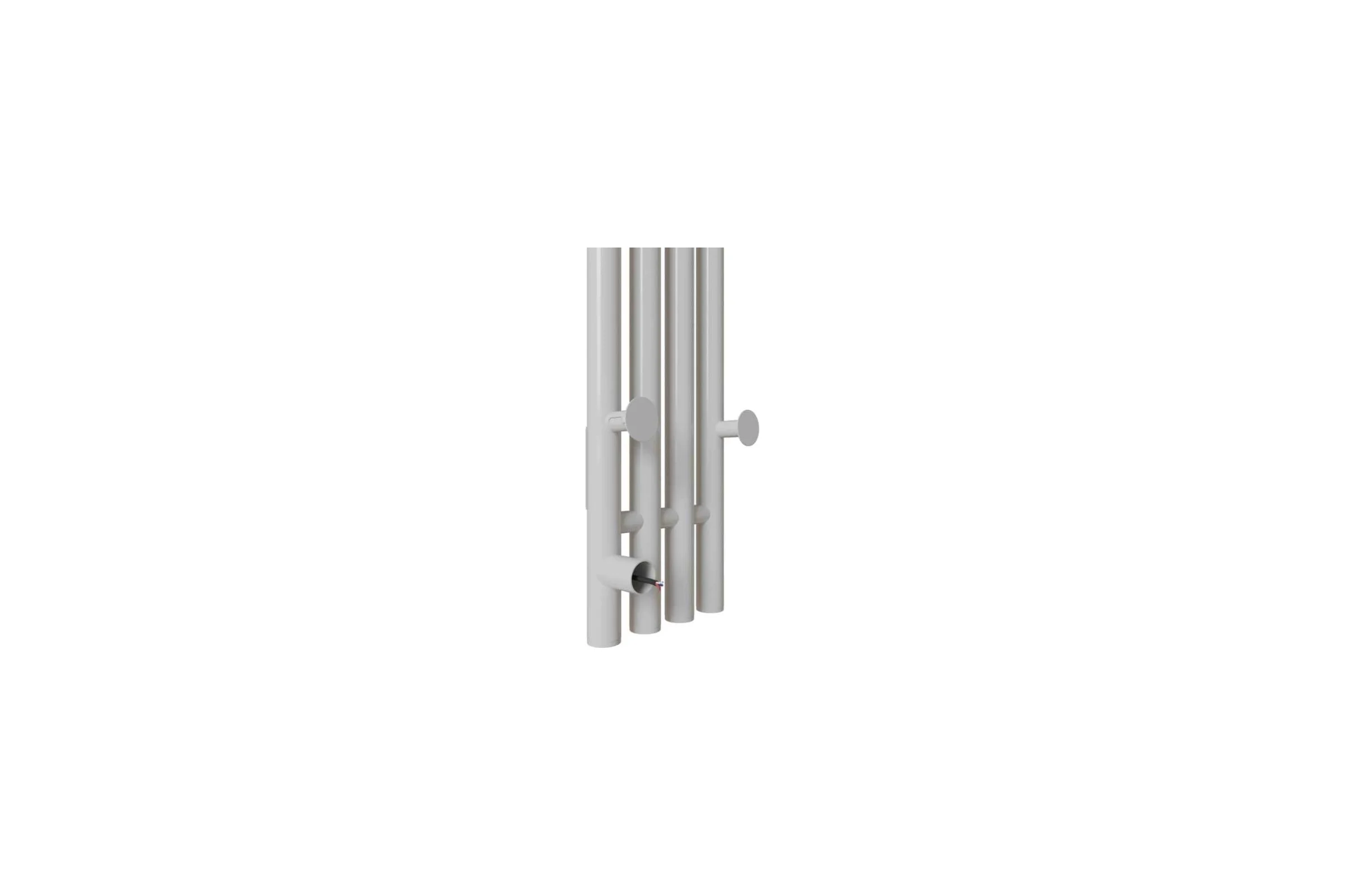 Полотенцесушитель MIXLINE MOON WHITE 120/15 таймер, 206 Вт, электрический, белый 557161