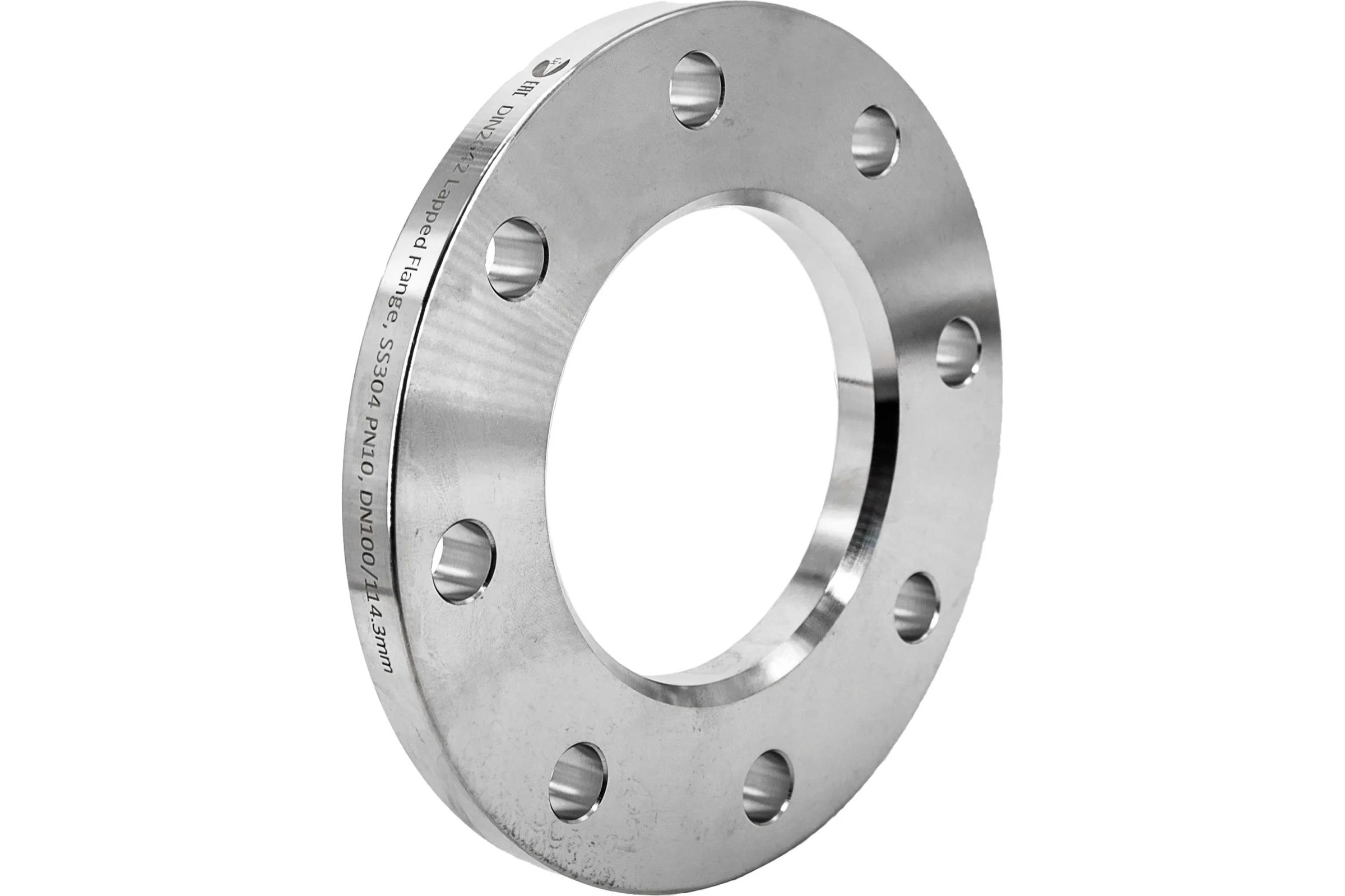 Фланец свободный NEWKEY DIN2642 нержавеющий, AISI316 DN 100 (4) (114,3мм), (CF8M), РN10 NK-FLD100/6