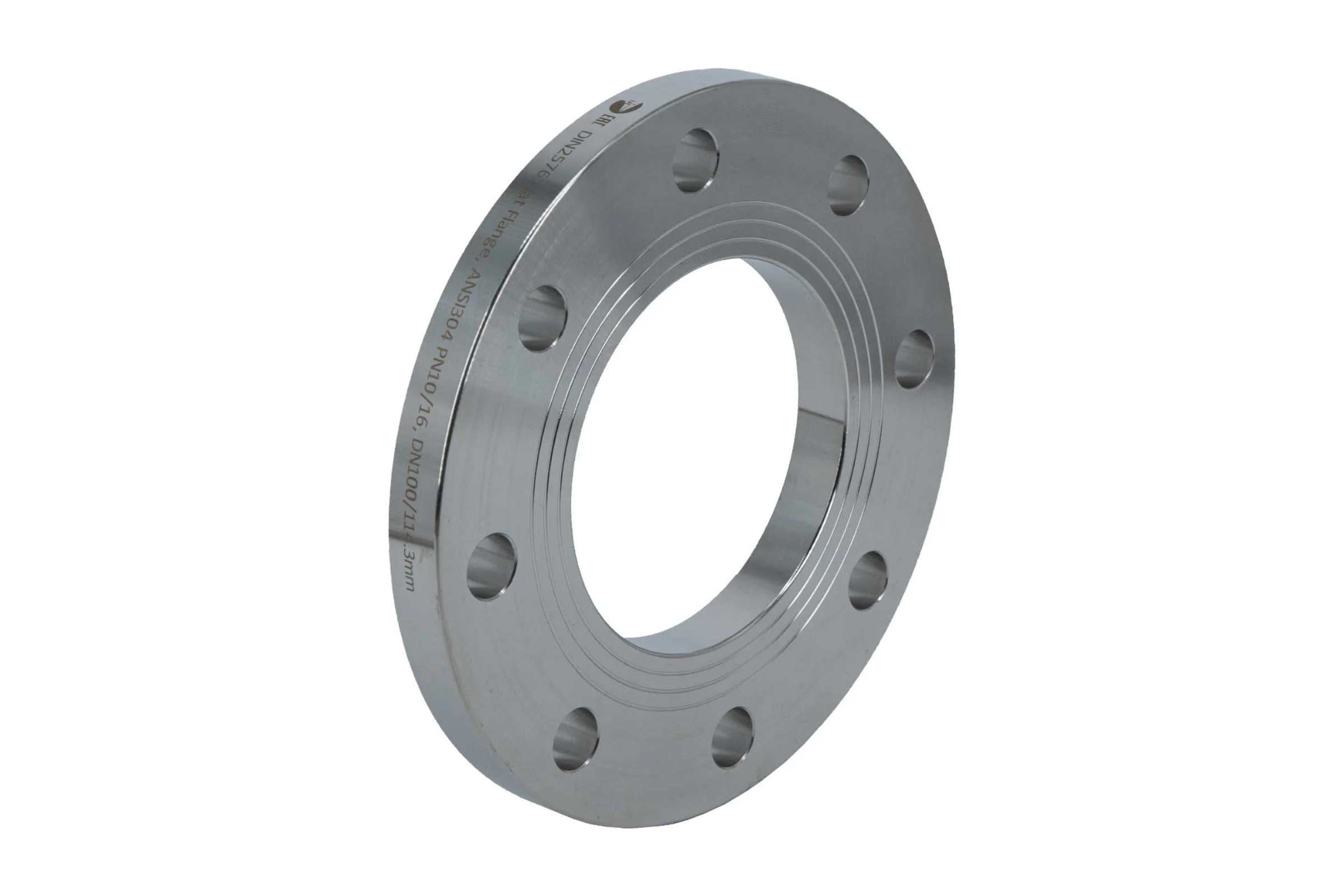 Фланец плоский NEWKEY DIN2576 нержавеющий, AISI304 DN 100 (4) (114,3мм), (CF8), РN10/16 NK-FD100/4
