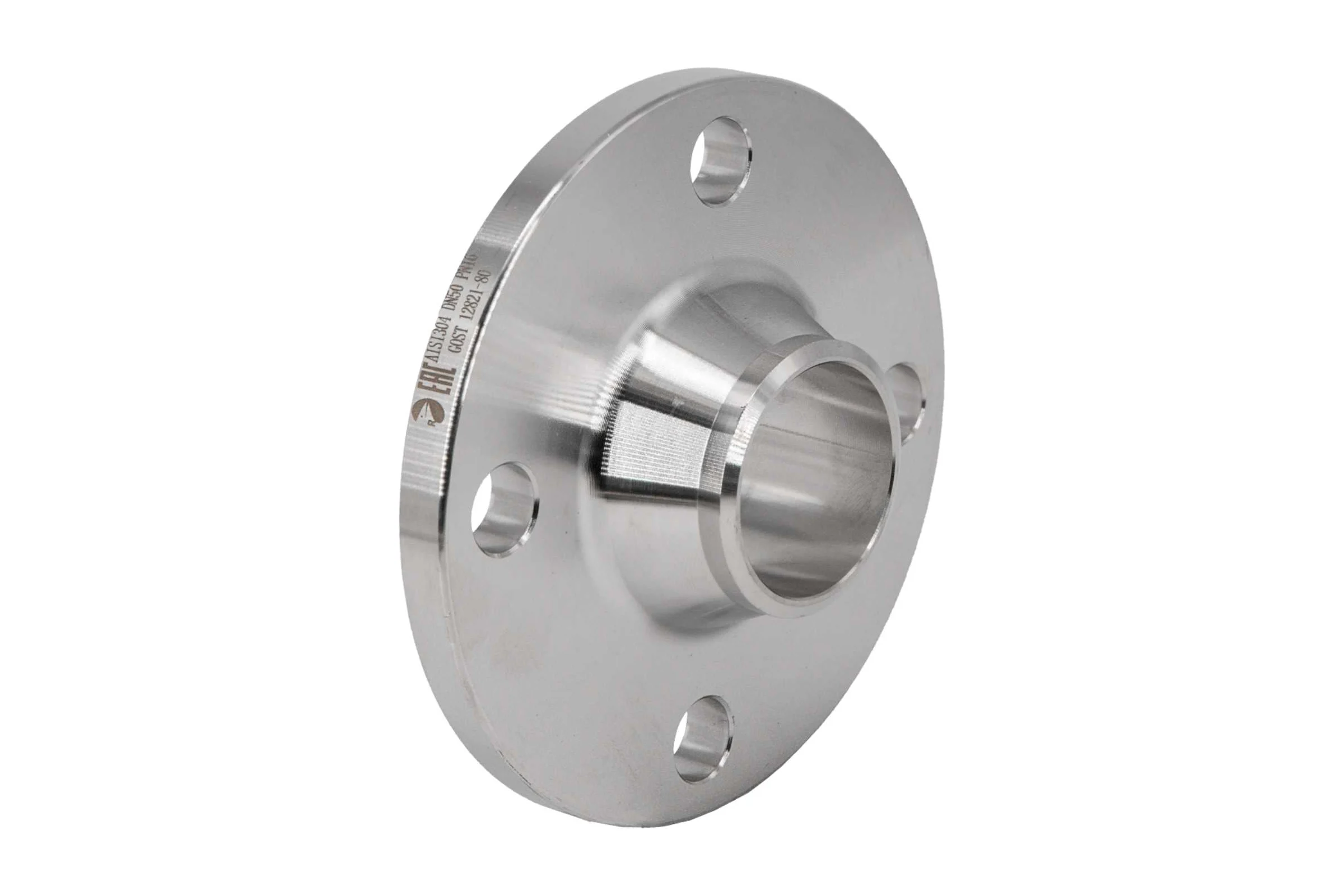 Фланец воротниковый нержавеющий NEWKEY AISI304 DN50 (2) (57мм), (CF8), РN16 NK-FN50/4