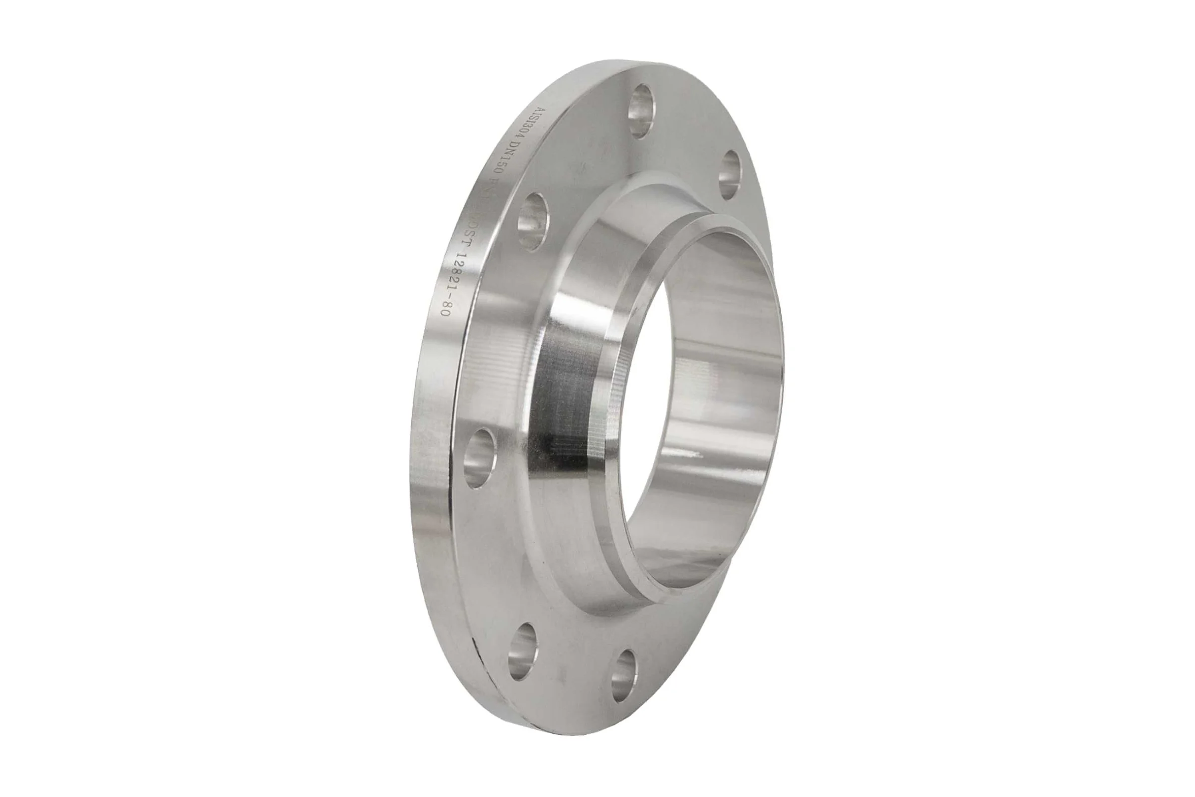 Фланец воротниковый нержавеющий NEWKEY AISI304 DN 150 (6) (159мм), (CF8), РN16 NK-FN150/4