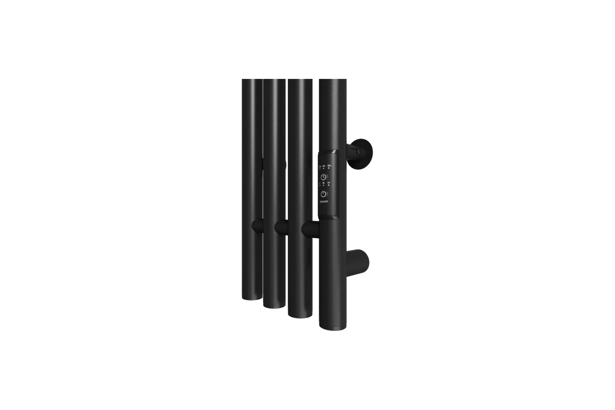 Полотенцесушитель MIXLINE MOON BLACK 120/15 таймер,206 Вт электрический ЧЕРНЫЙ 557162