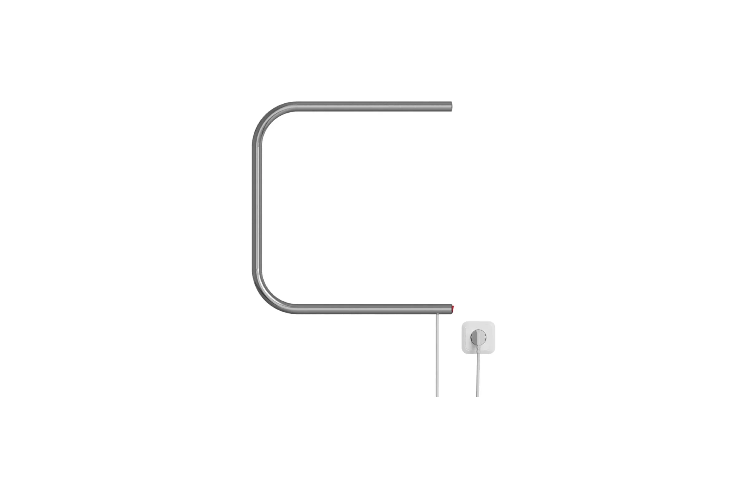 Полотенцесушитель MIXLINE SIMPLE P 50x50 кнопочный выкл, 123 Вт 556805