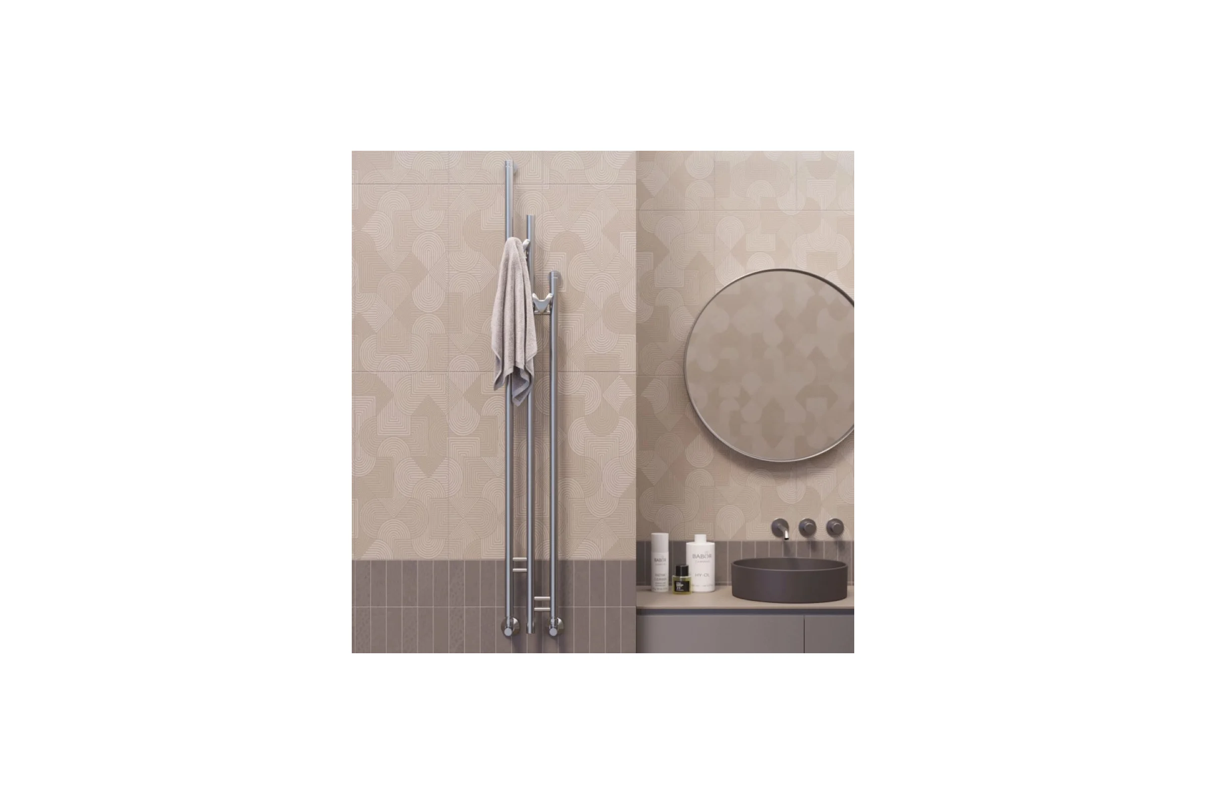 Полотенцесушитель MIXLINE STAR 2 150/15 1/2 ВР,вентиль угловой 3/4''х1/2'' вн/нар 556255