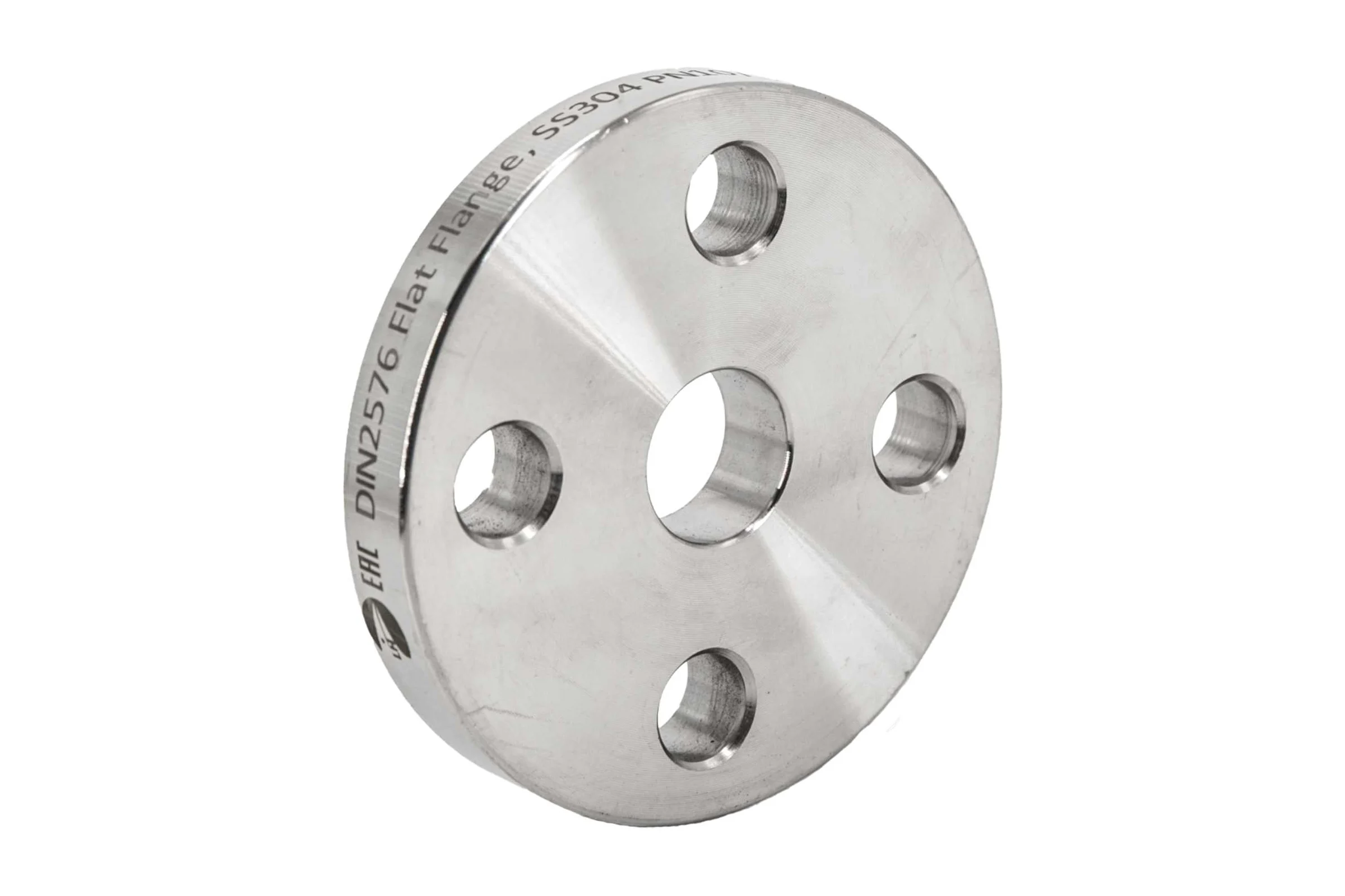 Фланец плоский NEWKEY DIN2576 нержавеющий, AISI316 DN15 (1/2) (21,3мм), (CF8M), РN10/16 NK-FD15/6