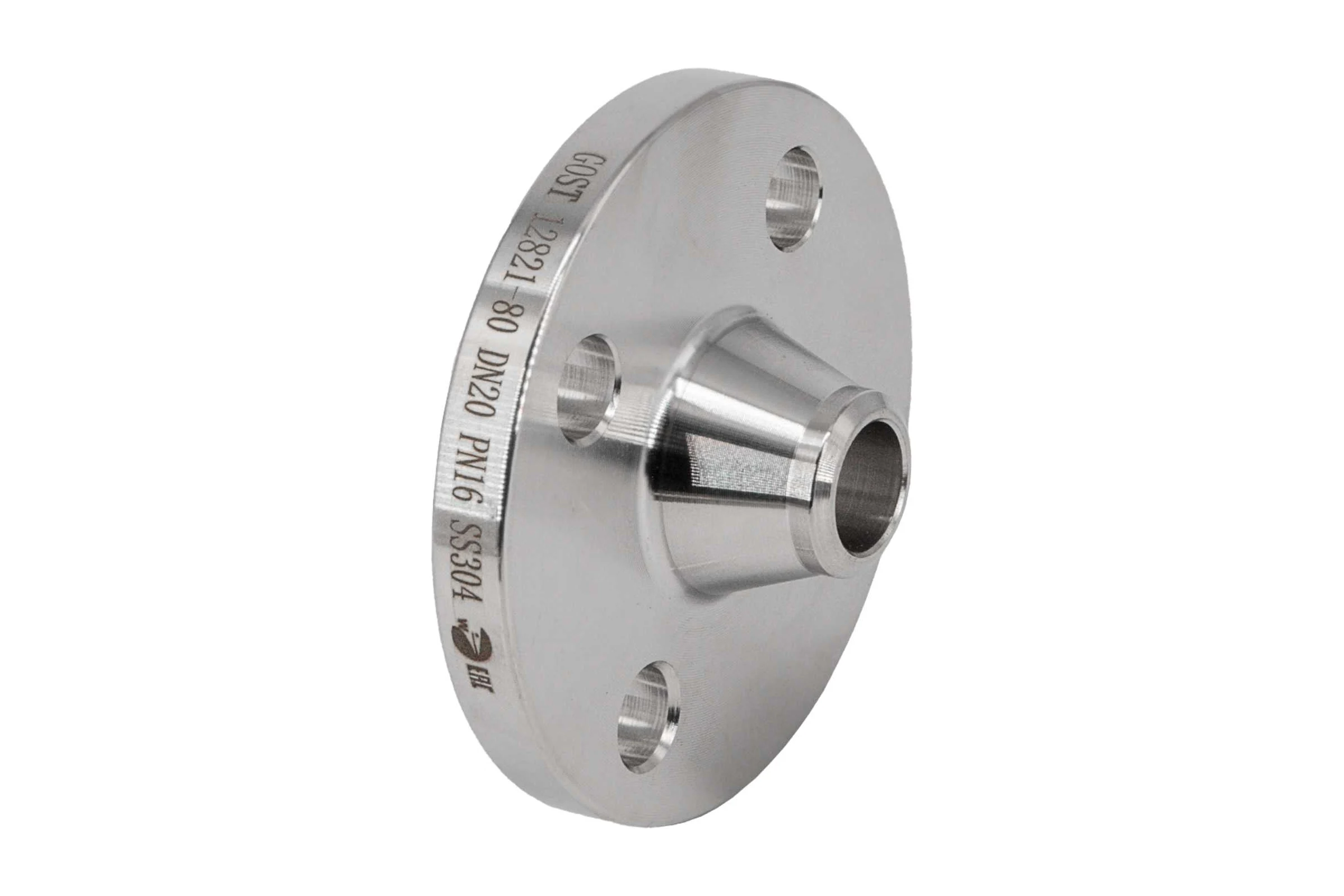 Фланец воротниковый нержавеющий NEWKEY AISI304 DN20 (3/4) (25мм), (CF8), РN16 NK-FN20/4