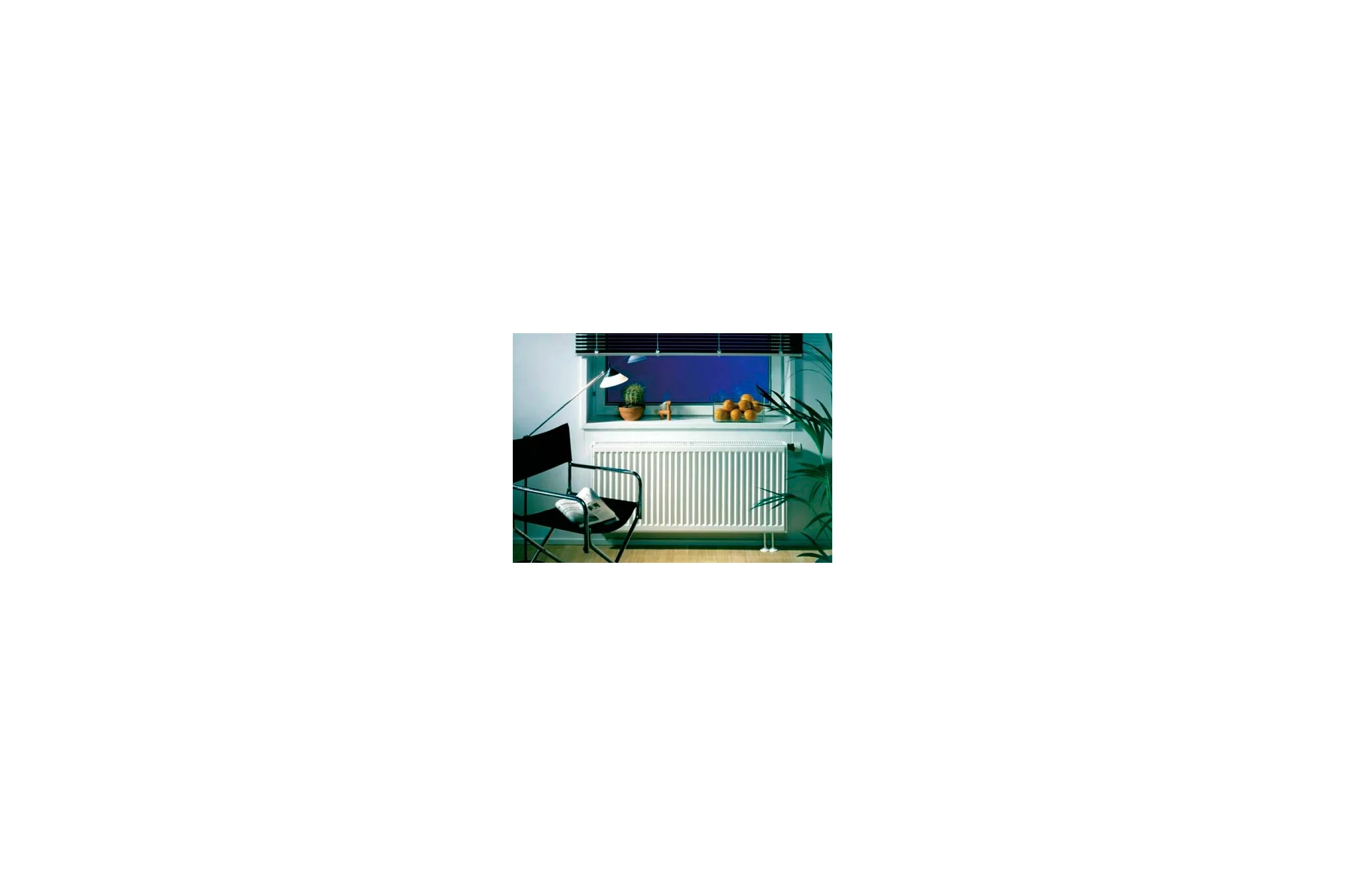 Радиатор Kermi otop FTV 22, 1005001000, X2 Inside, R, RAL 9016 белый FTV220501001R2Y