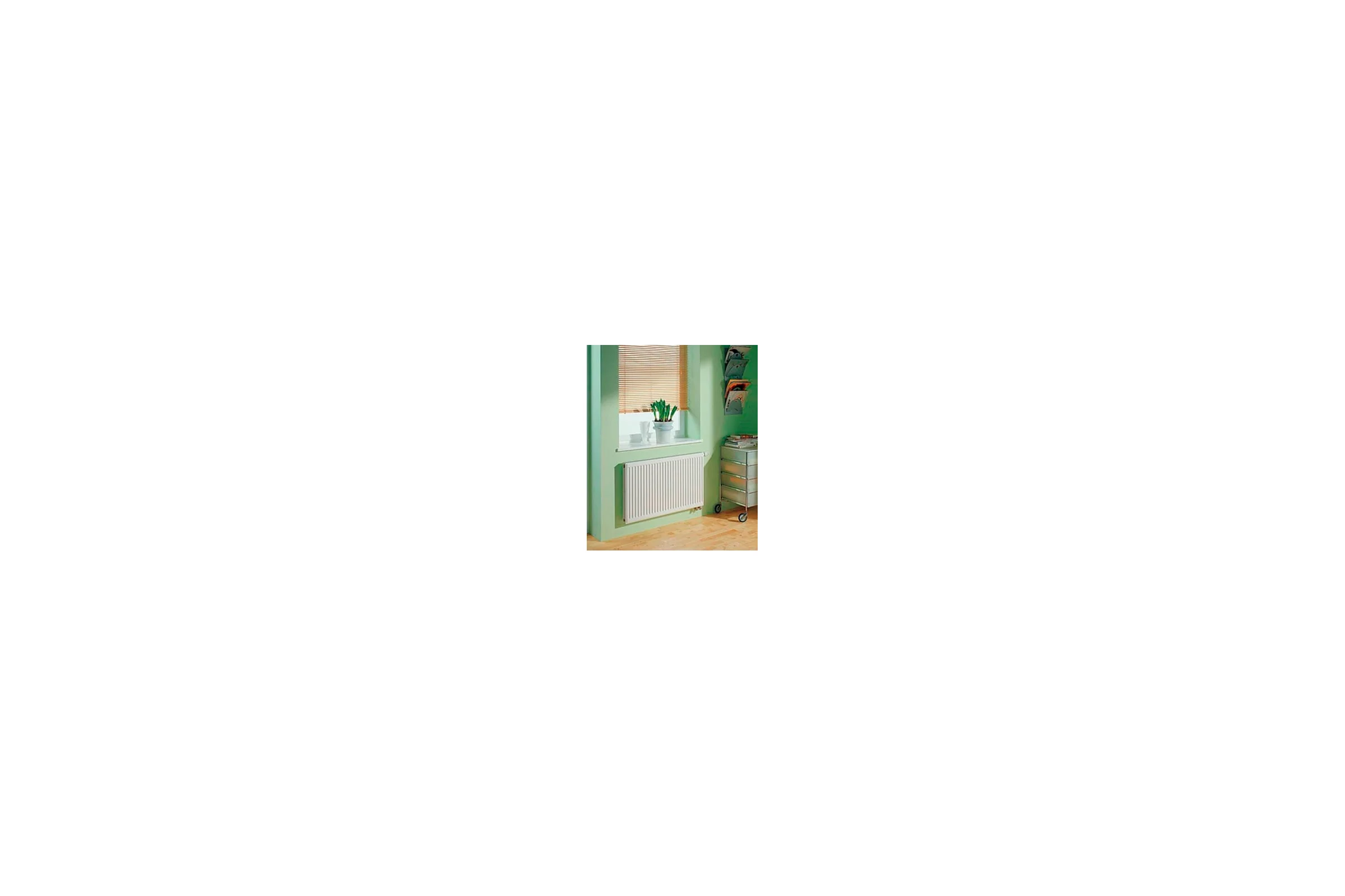 Радиатор Kermi otop FTV 22, 1005001000, X2 Inside, R, RAL 9016 белый FTV220501001R2Y