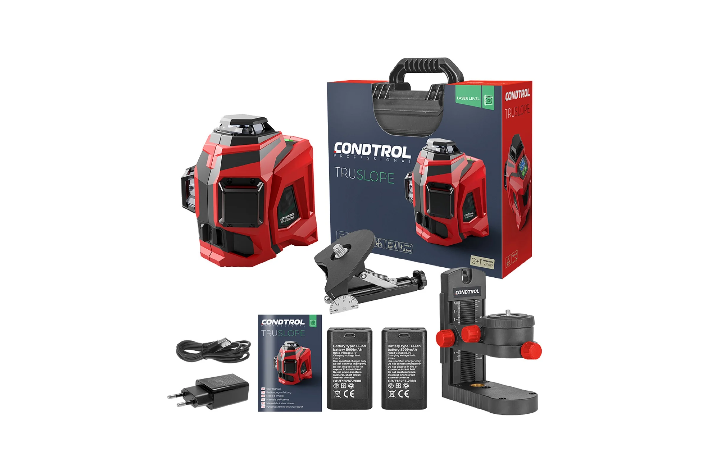 Комплект Лазерный нивелир Condtrol XLiner TruSlope+ штатив Pillar 1-4-997
