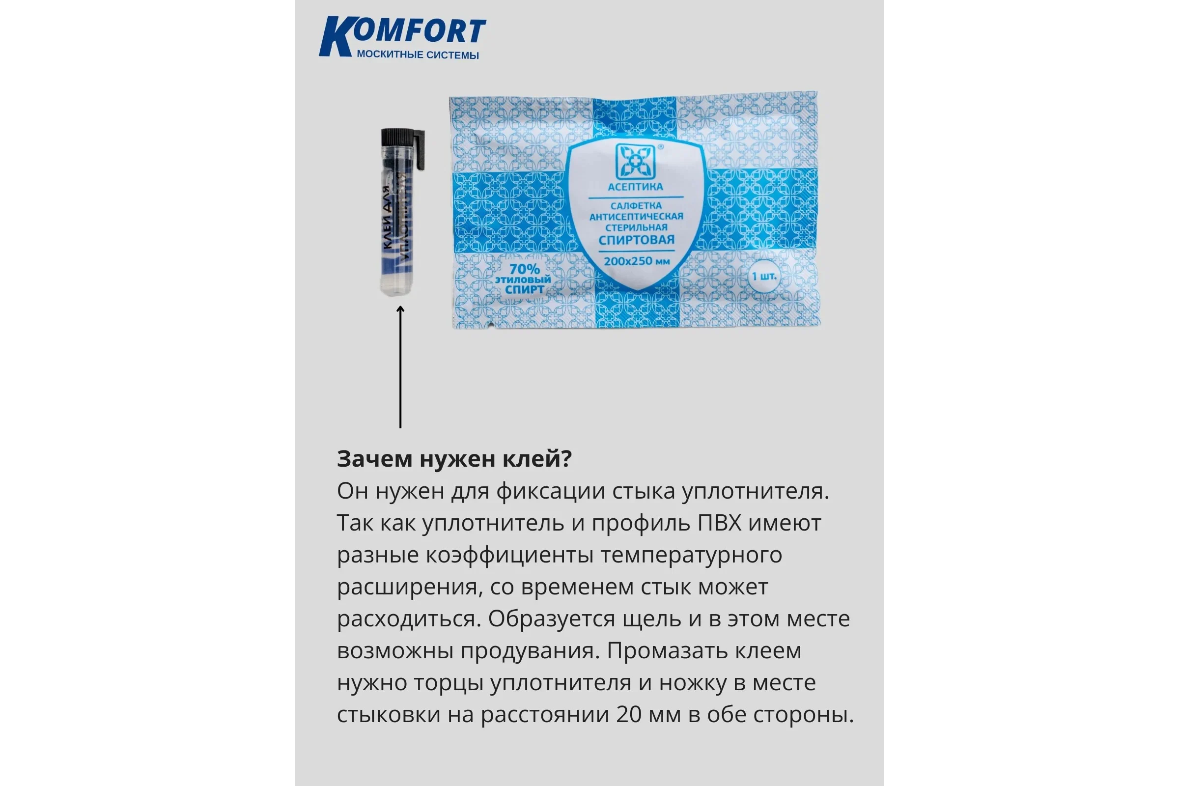 Уплотнитель KOMFORT москитные системы Ремонтный для окон и дверей универсальный черный 250м УРУ01486