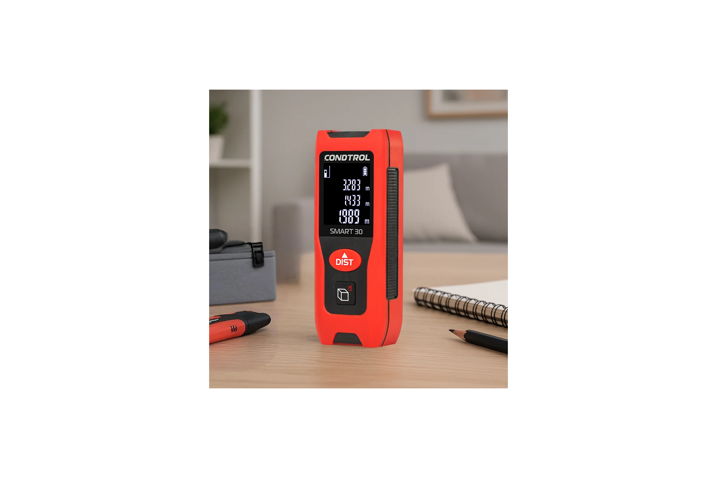 Комплект лазерный нивелир CONDTROL QB Green +Лазерный дальномер  Smart 30 1-4-998