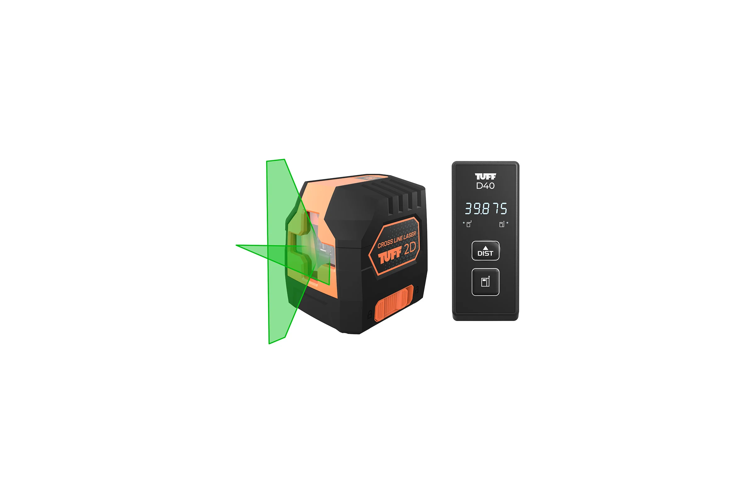Комплект лазерный нивелир CONDTROL TUFF 2D + дальномер TUFF D40 1-4-981