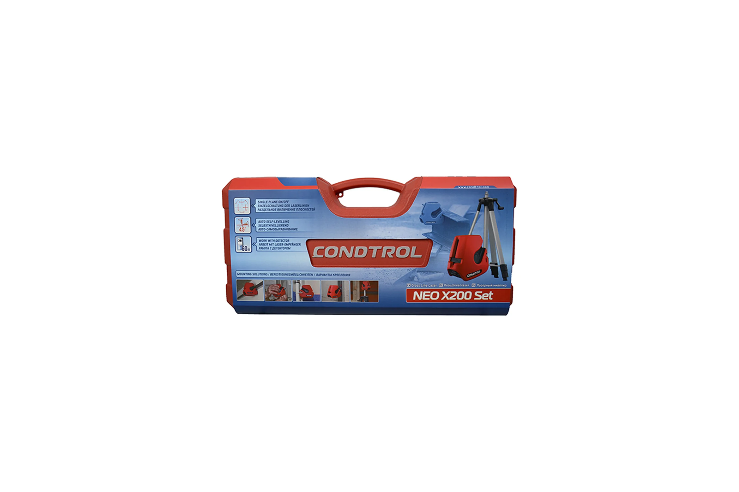 Комплект Лазерный нивелир CONDTROL NEO X200 set +Перфоратор электрический SDS+  RH1183, 1500Вт SKIL 1-4-977