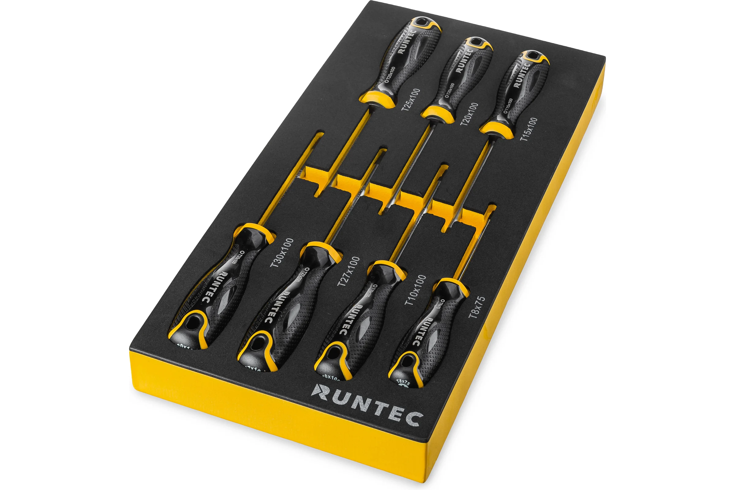 Набор отверток RUNTEC S2 TORX в ложементе EVA, 7 предметов RT-SD1TE7