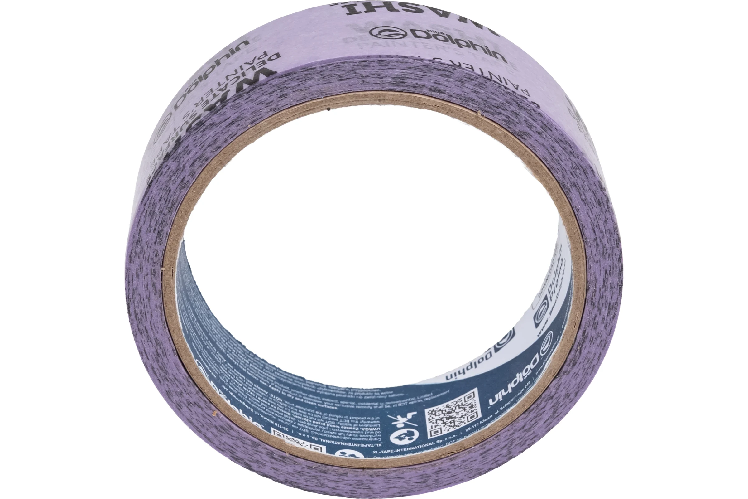 Малярная лента Blue Dolphin фиолетовая на рисовой бумаге Washi для деликатных работ 29мм x 25м (  16) WDT_56719