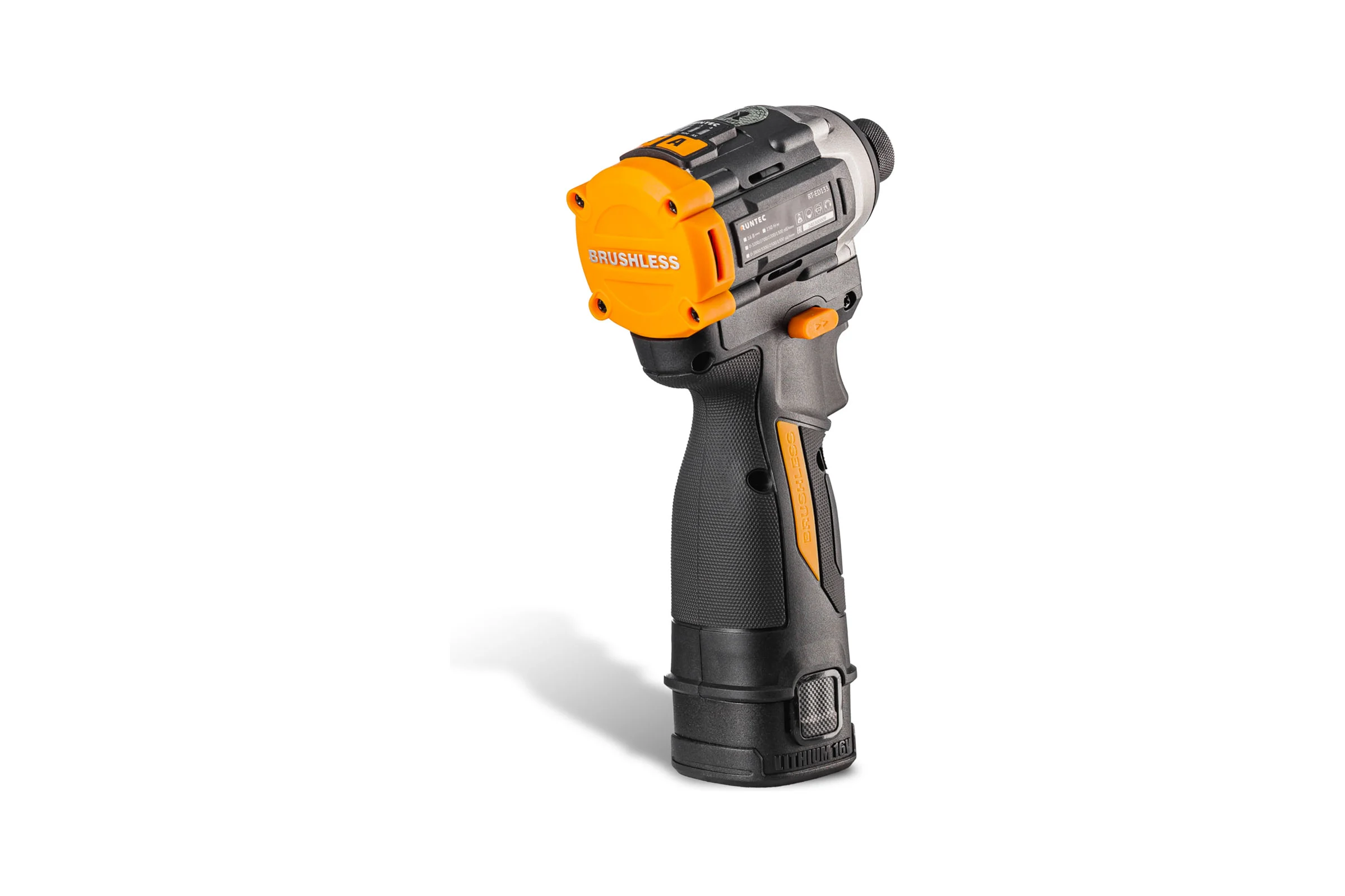 Винтоверт ударный аккумуляторный RUNTEC PRO 1/4, 16В, 2*2Ач, 150Нм RT-ED133