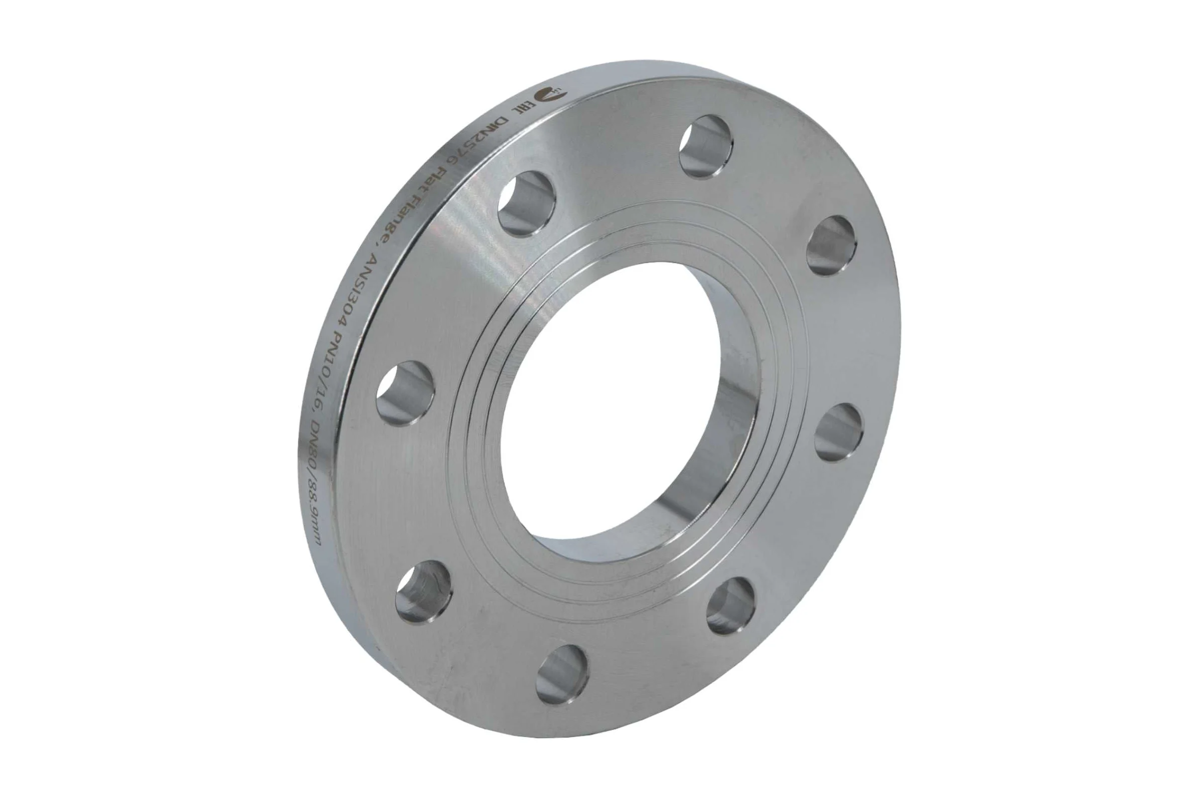 Фланец плоский NEWKEY DIN2576 нержавеющий, AISI304 DN80 (3) (88,9мм), (CF8), РN10/16 NK-FD80/4