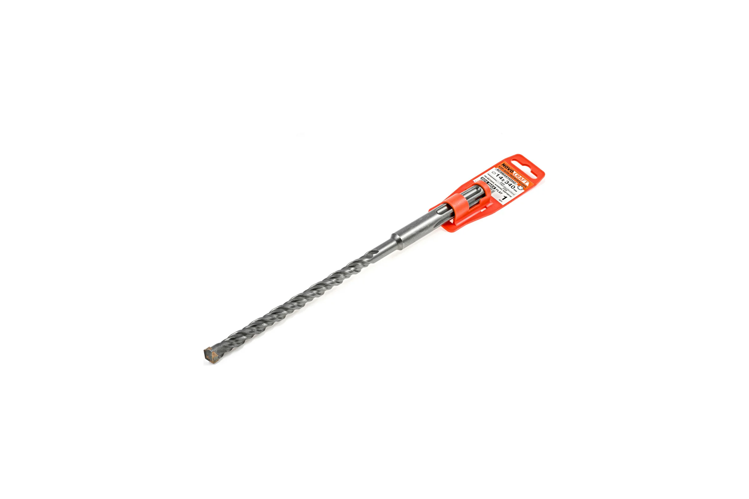 Бур по бетону для больших нагрузок (14x340 мм; SDS-max) NOVOCRAFT NCSMAX140340