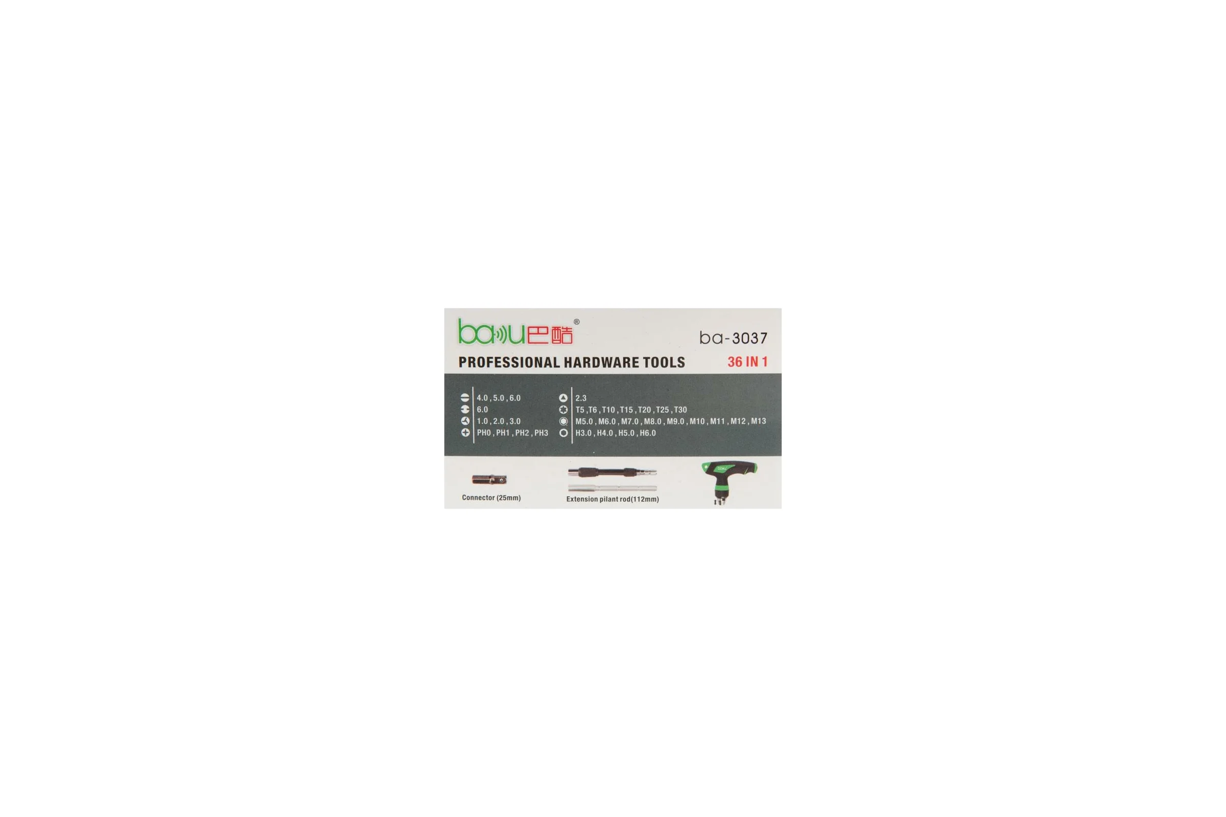 Набор инструментов BAKU (36 в 1) BA-3037 618490