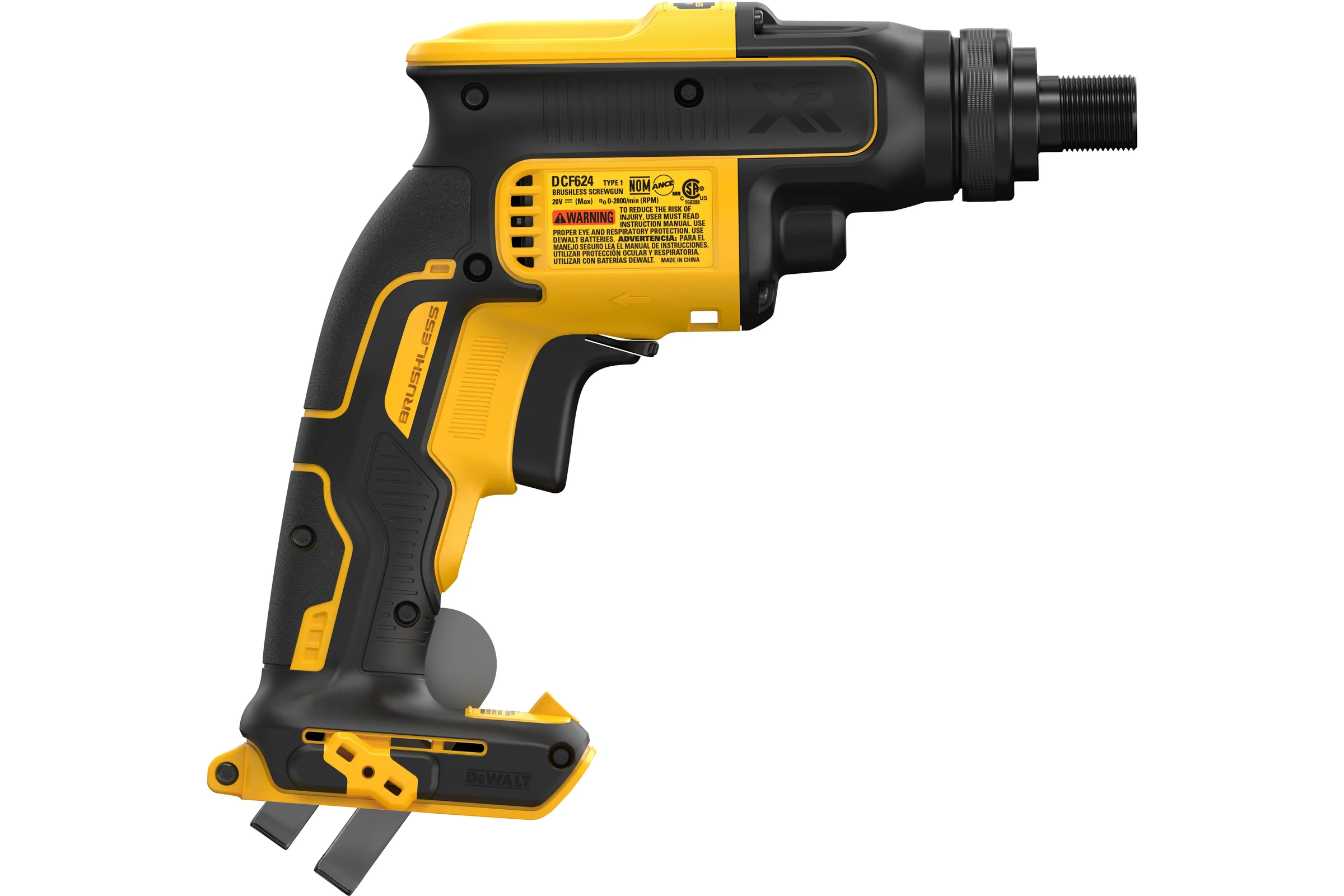 Аккумуляторный шуруповерт DEWALT DCF624B, 20В, 2000об/мин, без аккумулятора и зарядного устройства DCF624B-XJ